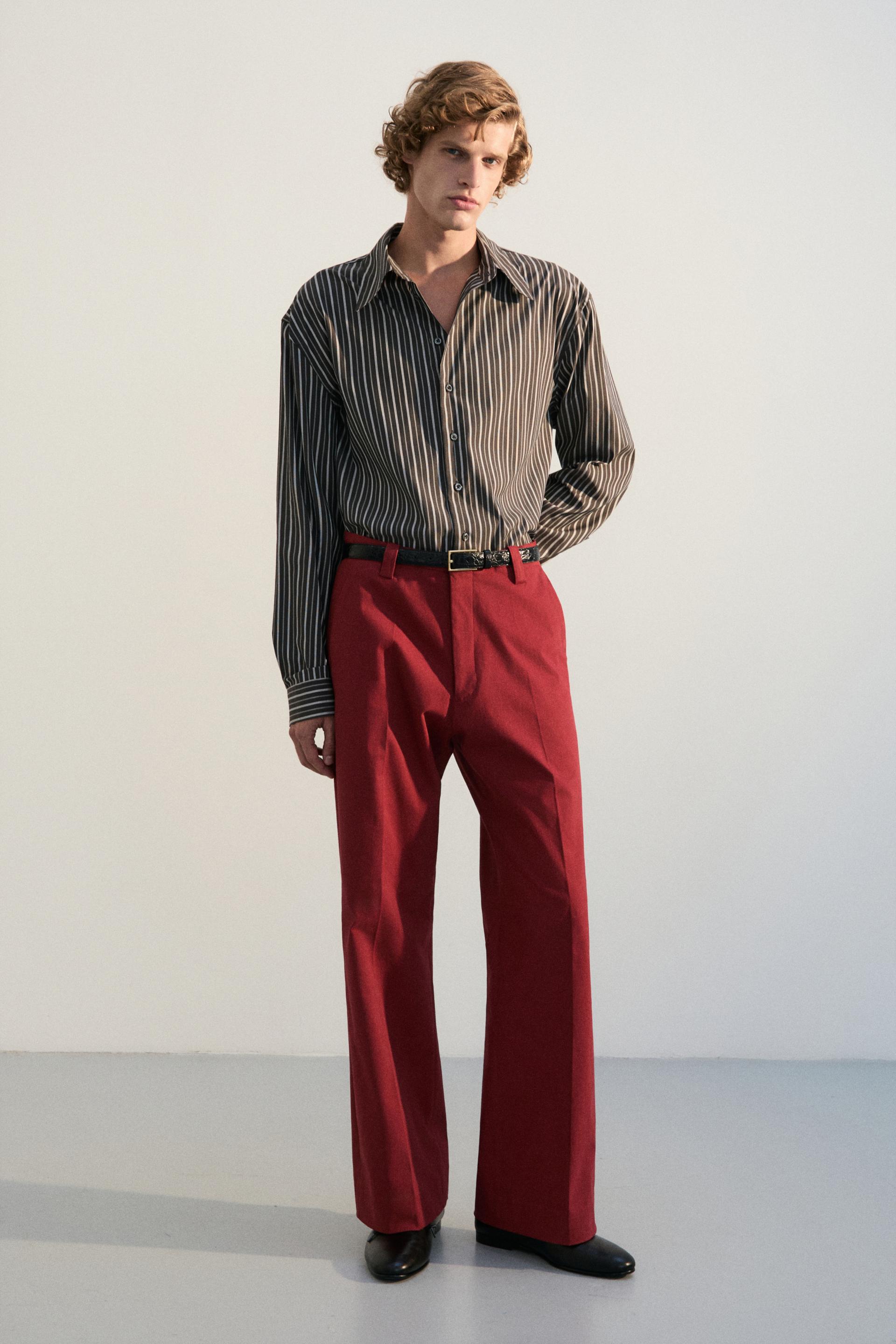 PASCAL STRIPE BOY SHIRT GLITCH BLACK