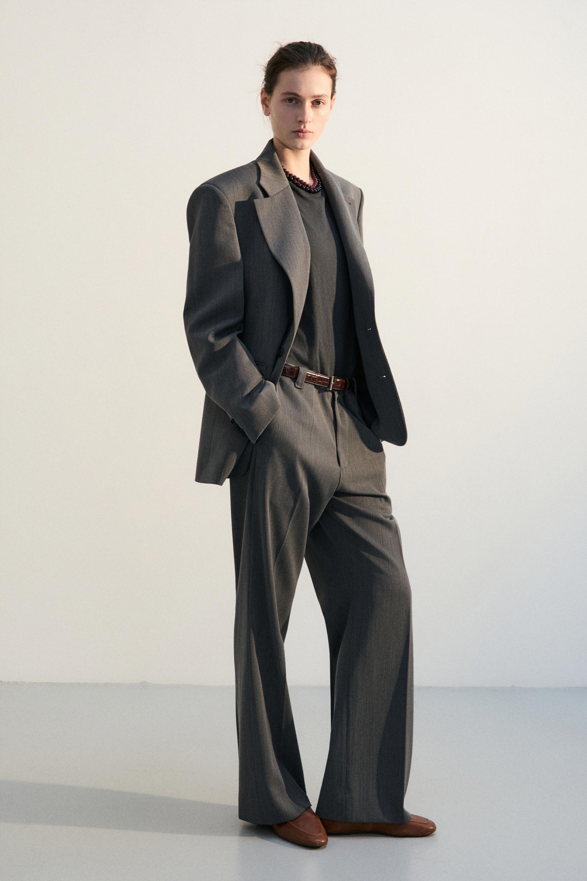 COLINE TAILORED JACKET CONCRETE