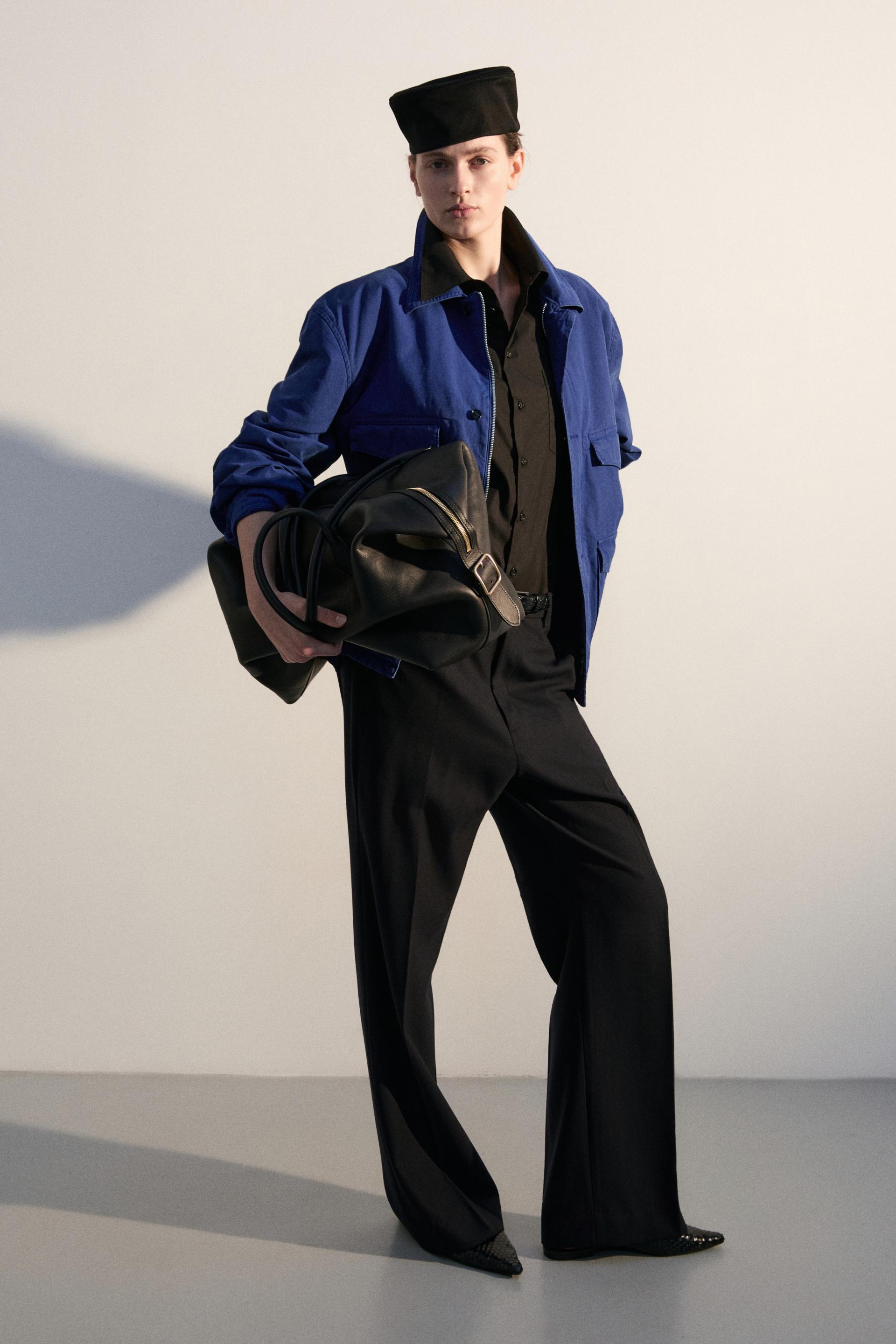 DOLEN COTTON SERGE FIELD JACKET BLEU