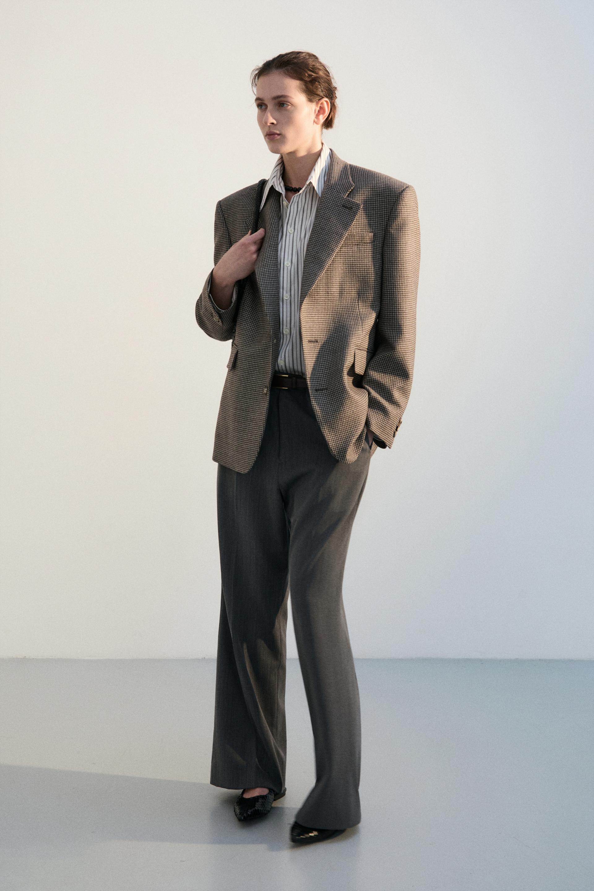 COLINE TAILORED JACKET ESPRESSO/ECRU