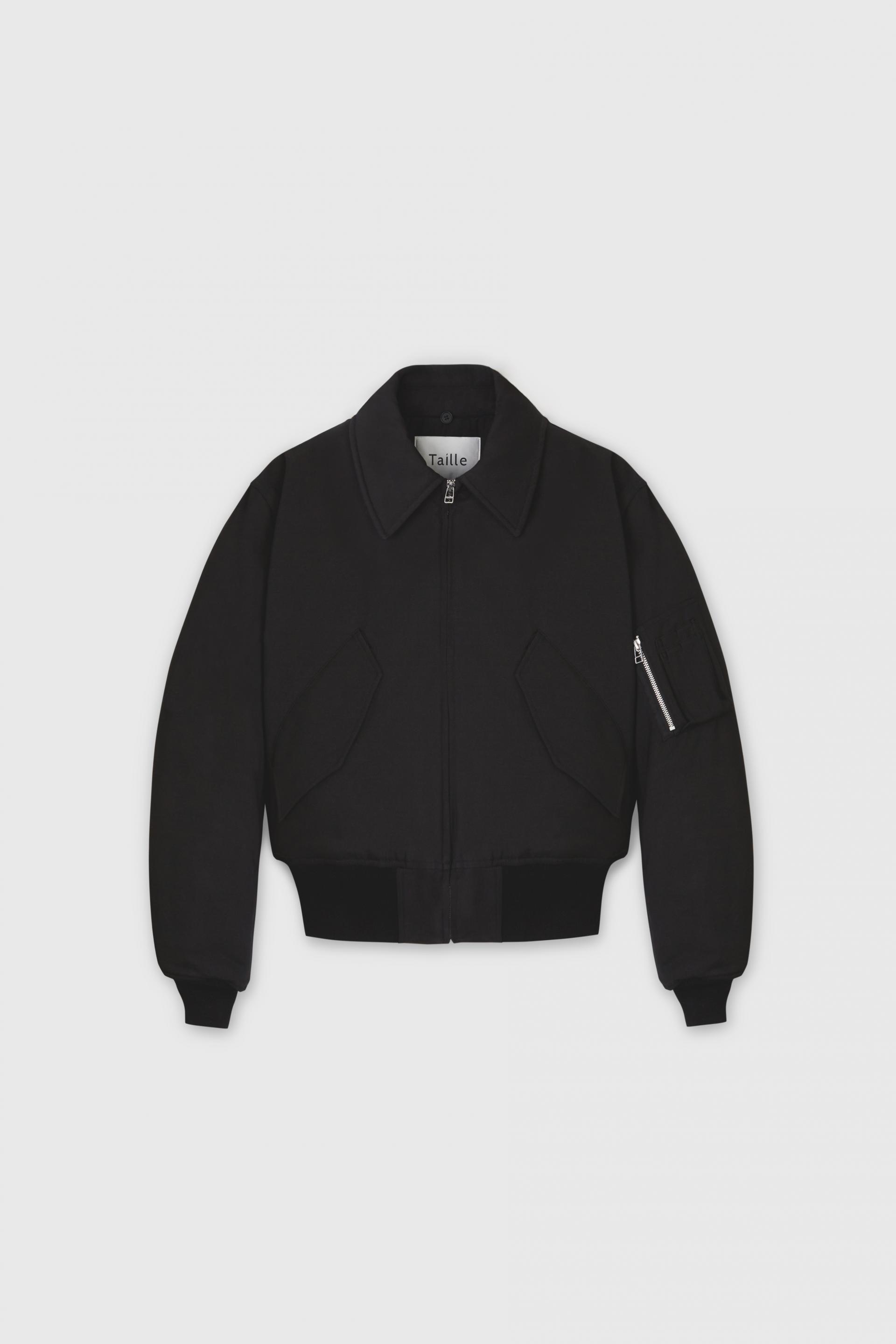 MUSINSA公式 | TAILLE ENVOY SHEARING SHORT PARKA BLACK