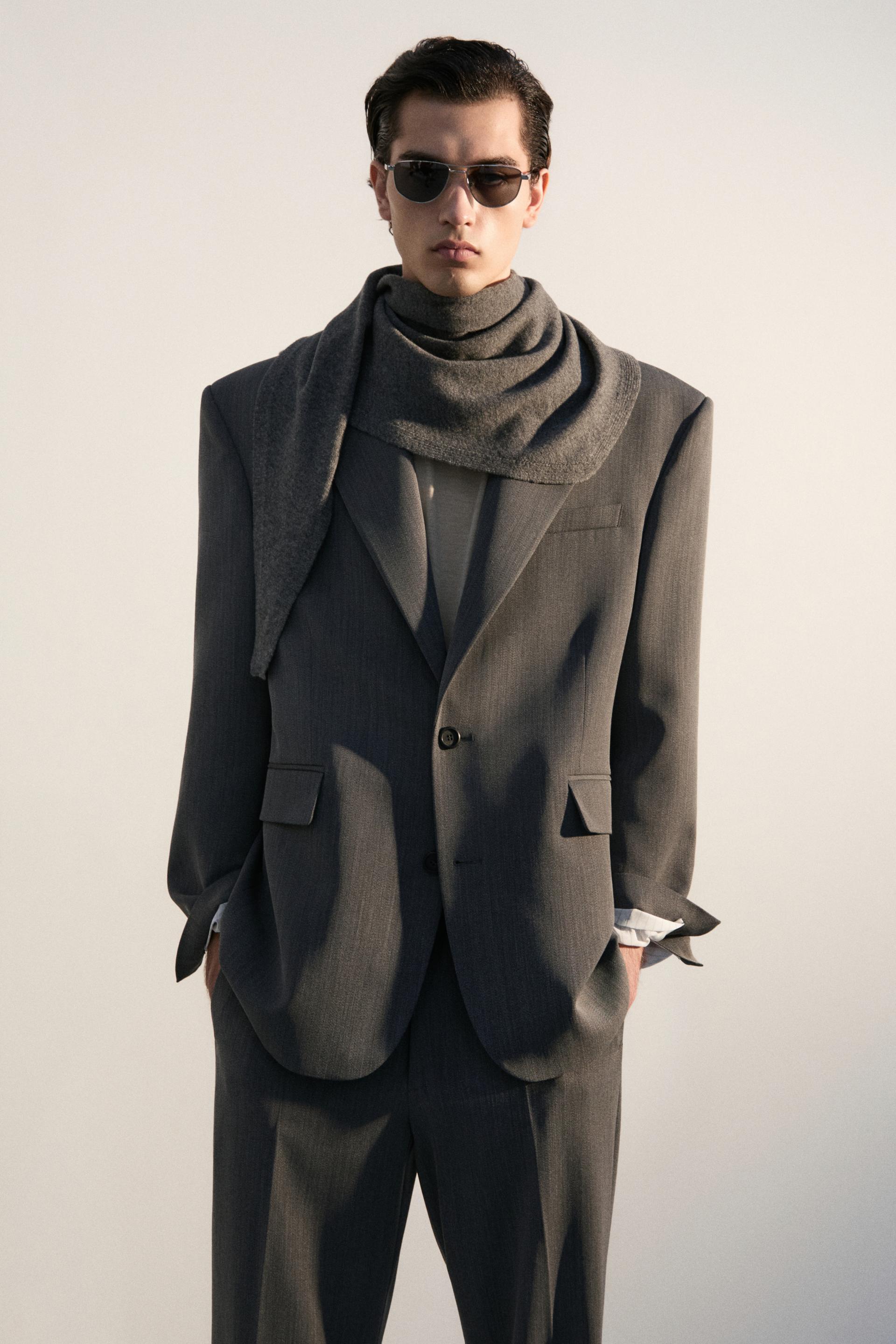 COLINE TAILORED JACKET CONCRETE