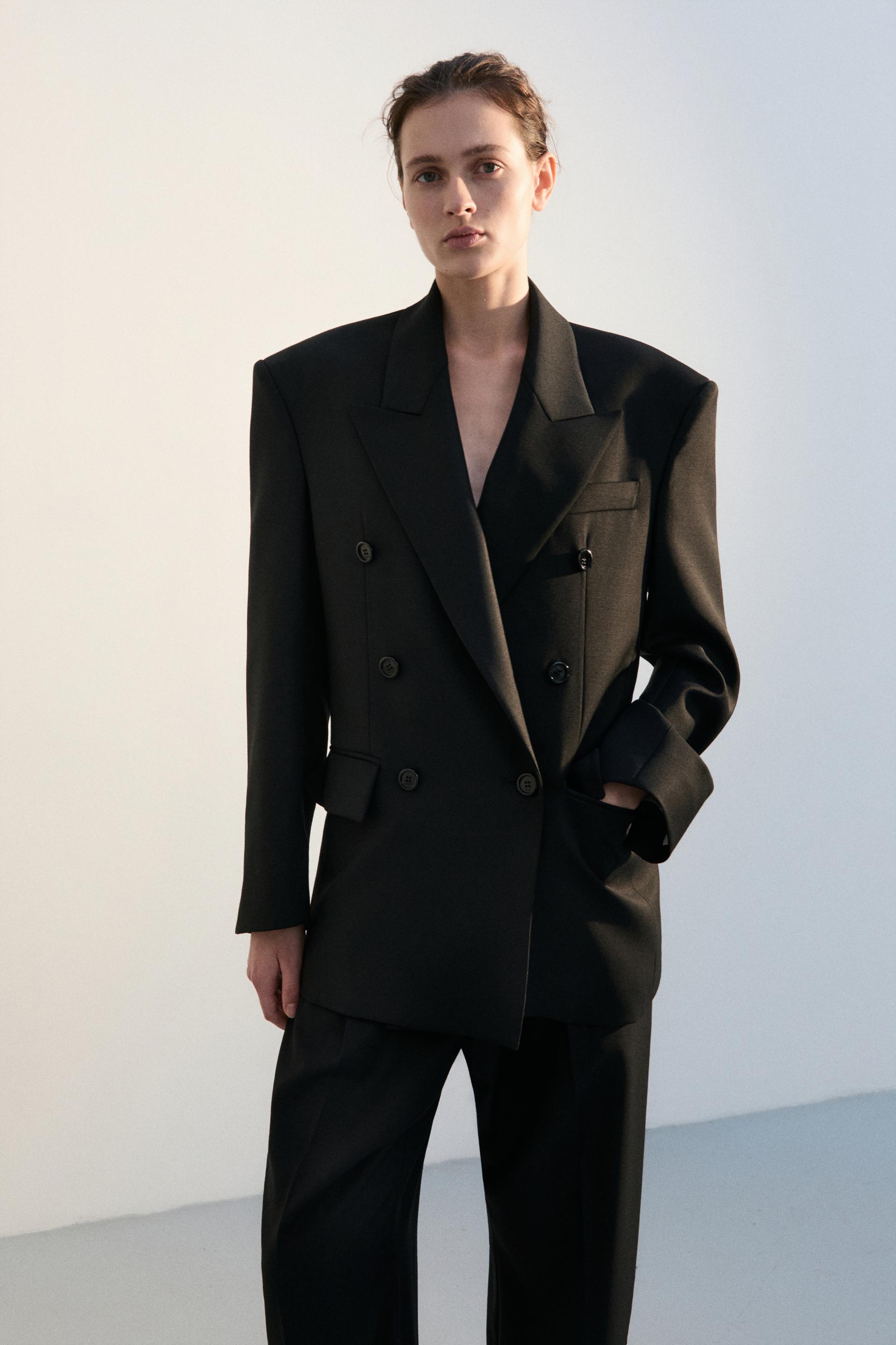 GALA TAILORED JACKET SATIN BLACK