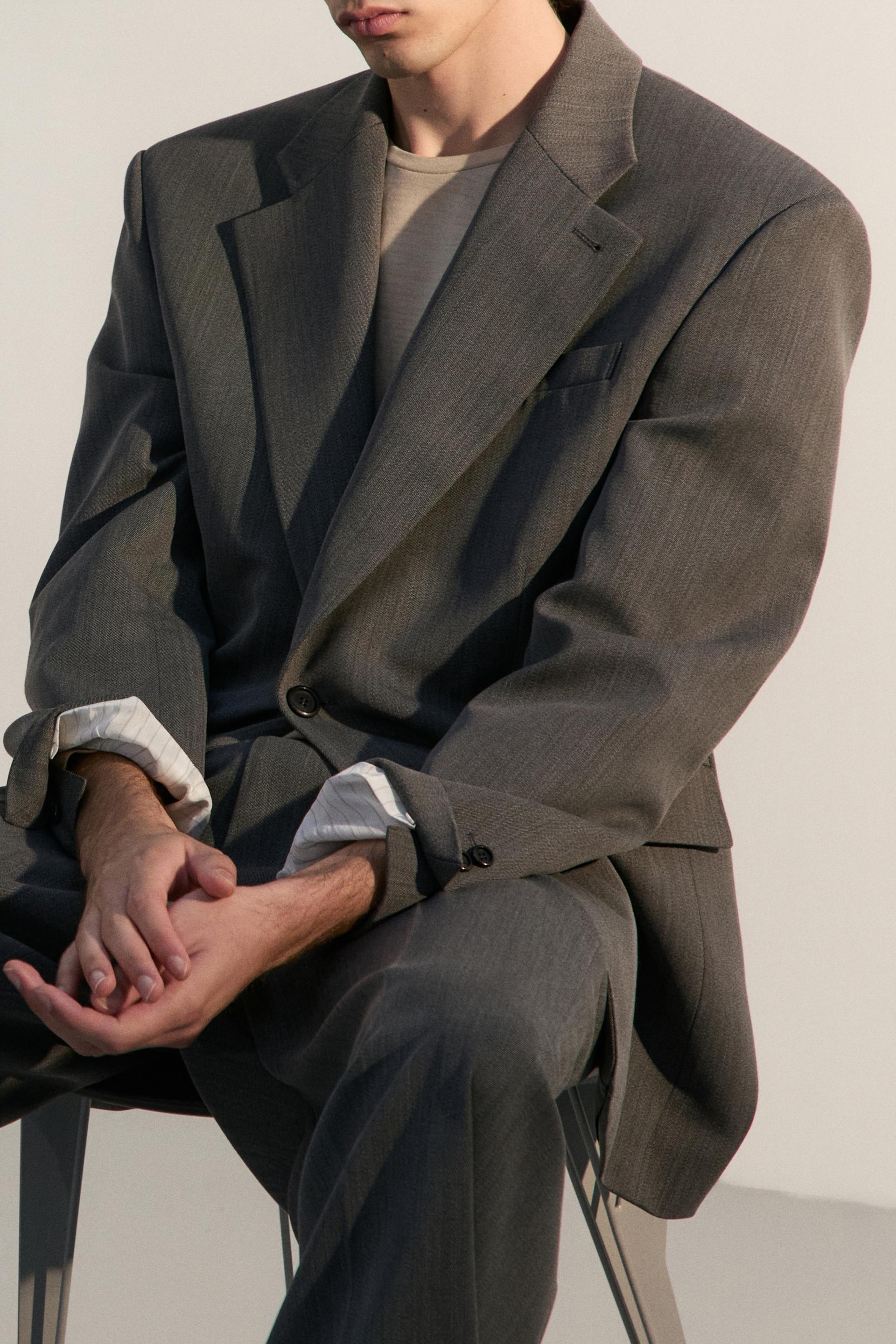 COLINE TAILORED JACKET CONCRETE