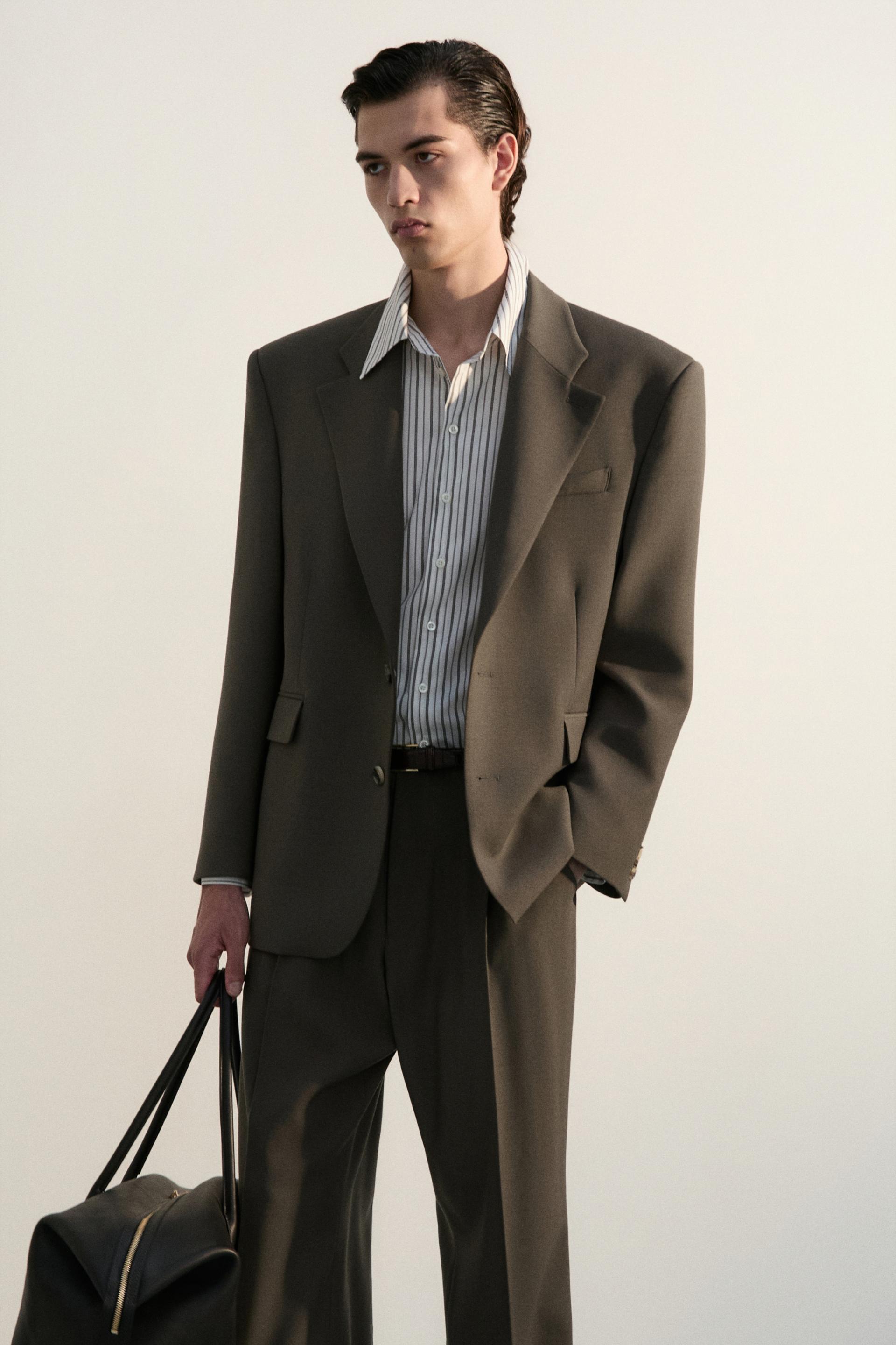 COLINE TAILORED JACKET DARK CEDAR