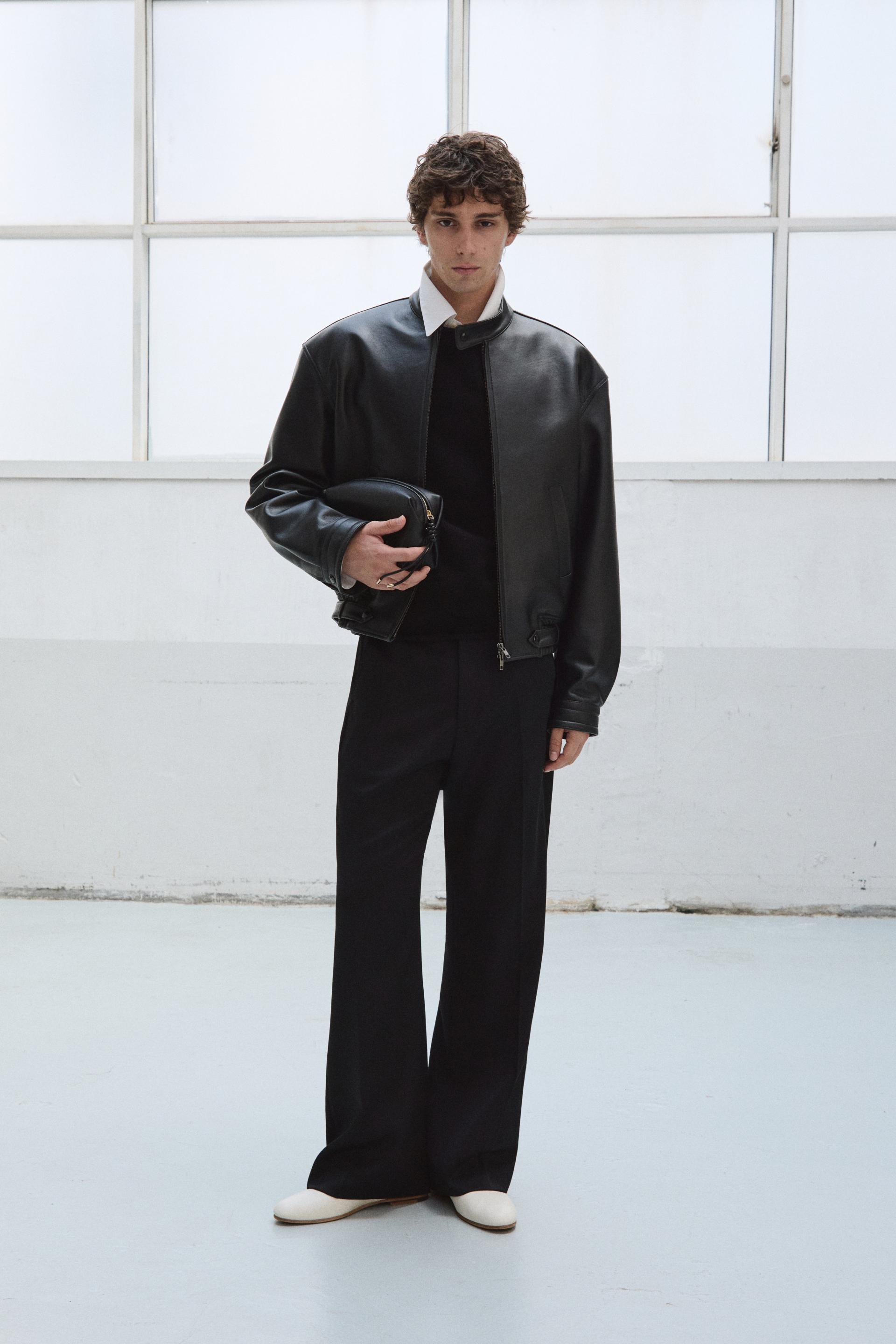 RUSCH 90S SIDE PANNEL TROUSERS BLACK