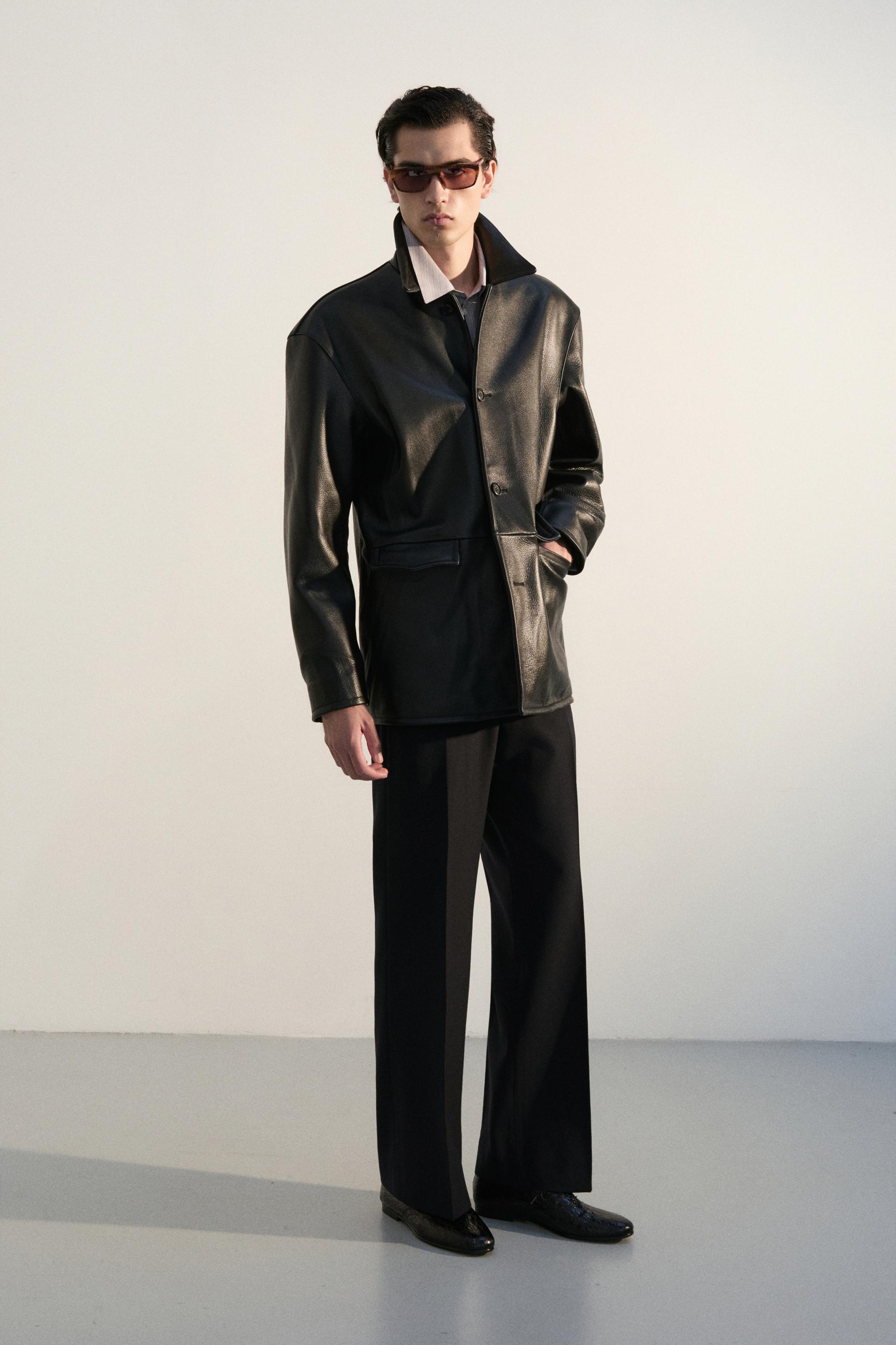 CARNABY FLARED WOOL TROUSERS DARK NAVY