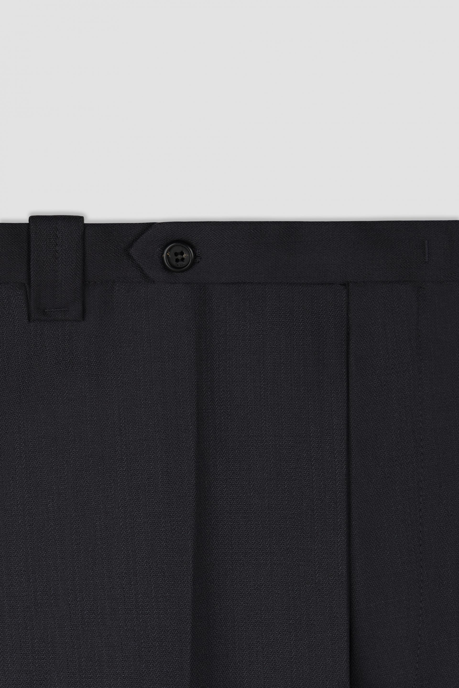 FONTA WOOL DRESS TROUSERS GALENA GREY