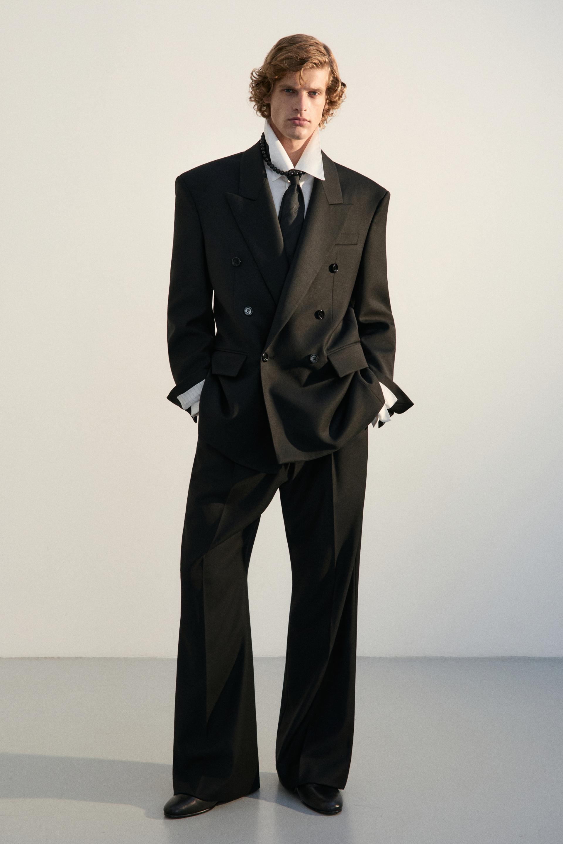 GALA TAILORED JACKET SATIN BLACK