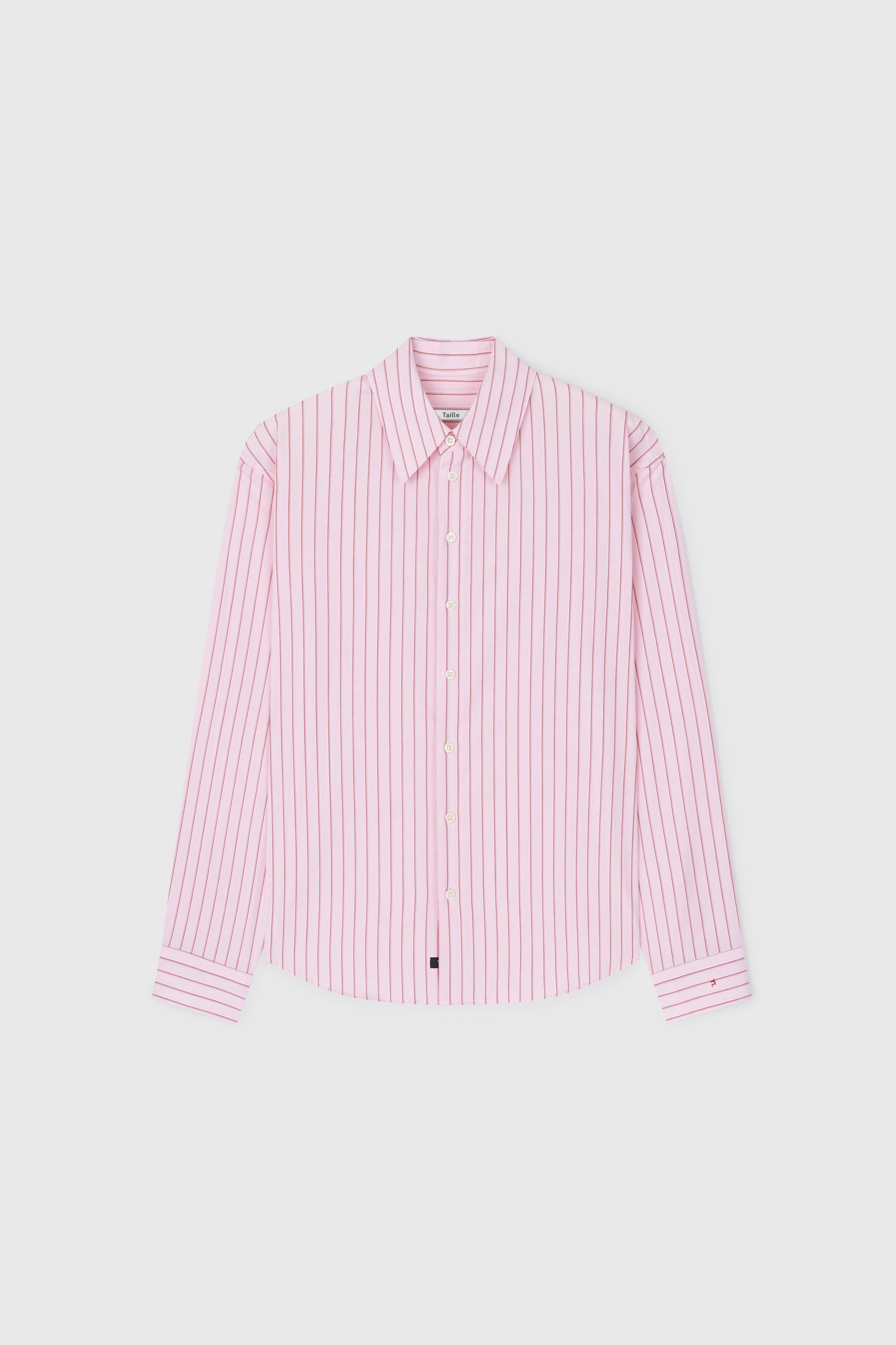 CAVELO STRIPE BOY SHIRT FRAGOLA PINK