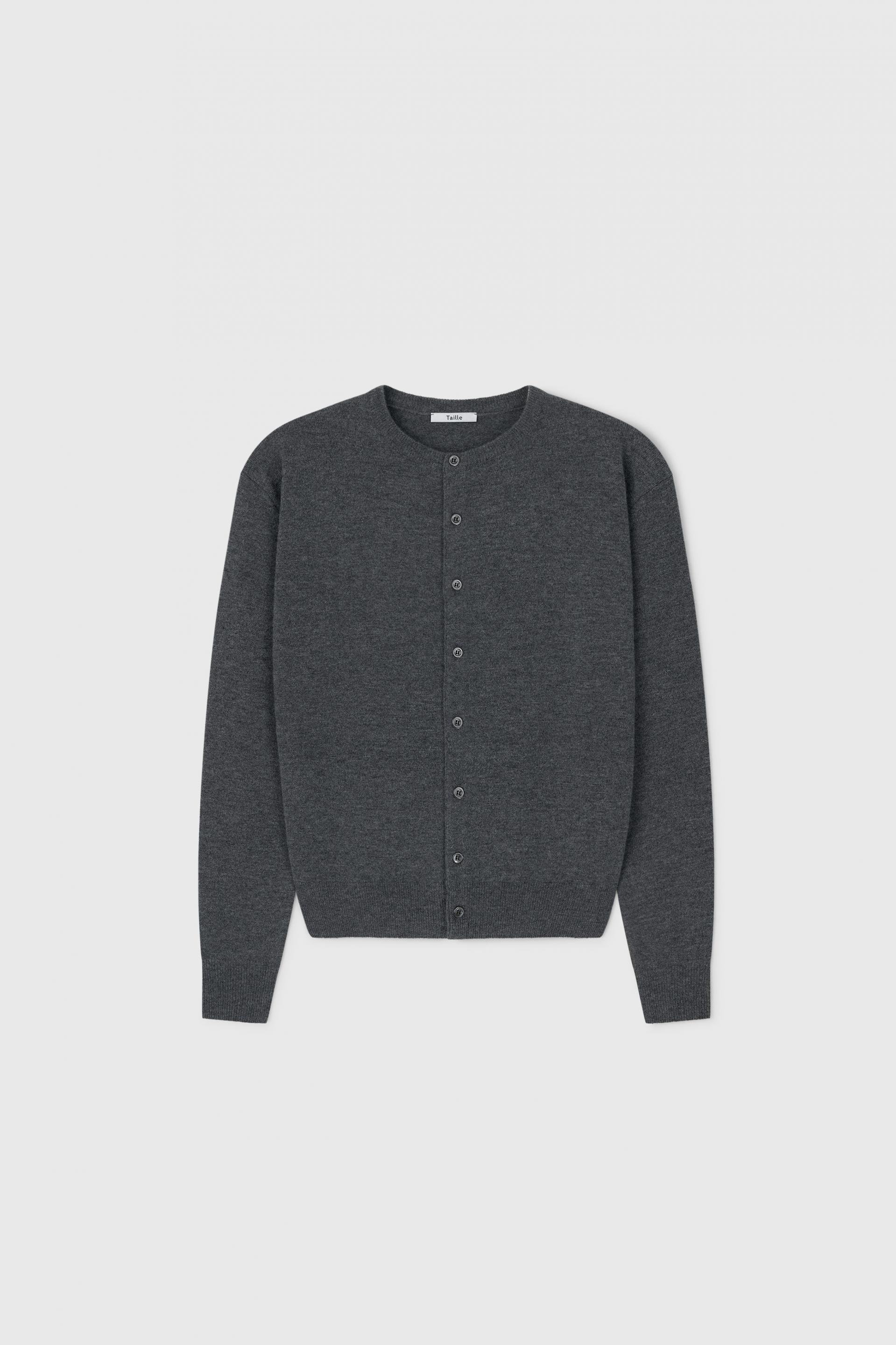 MERINO CLASSIC CARDIGAN GREY