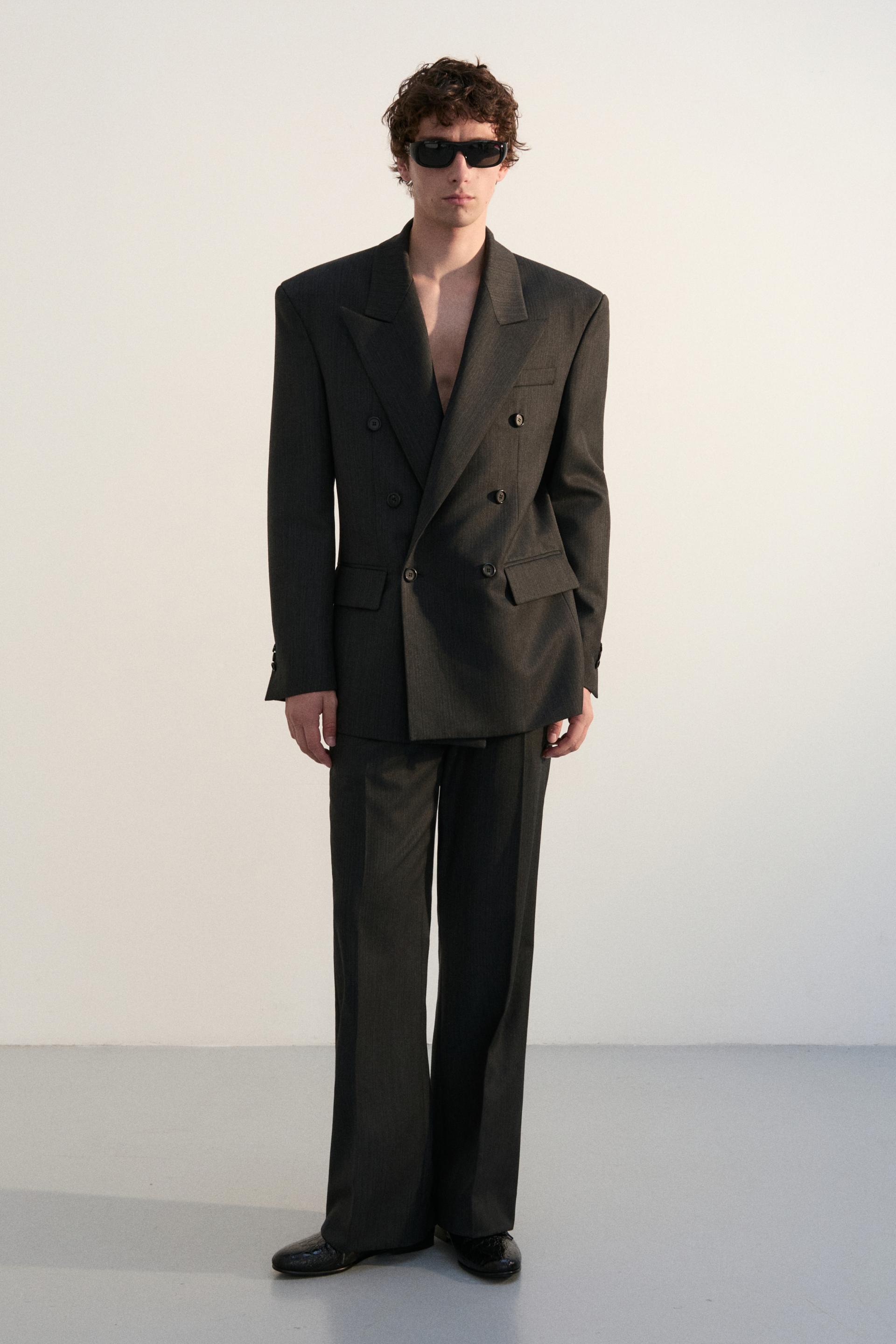 GALA TAILORED JACKET CAMPTON GREY STRIPE