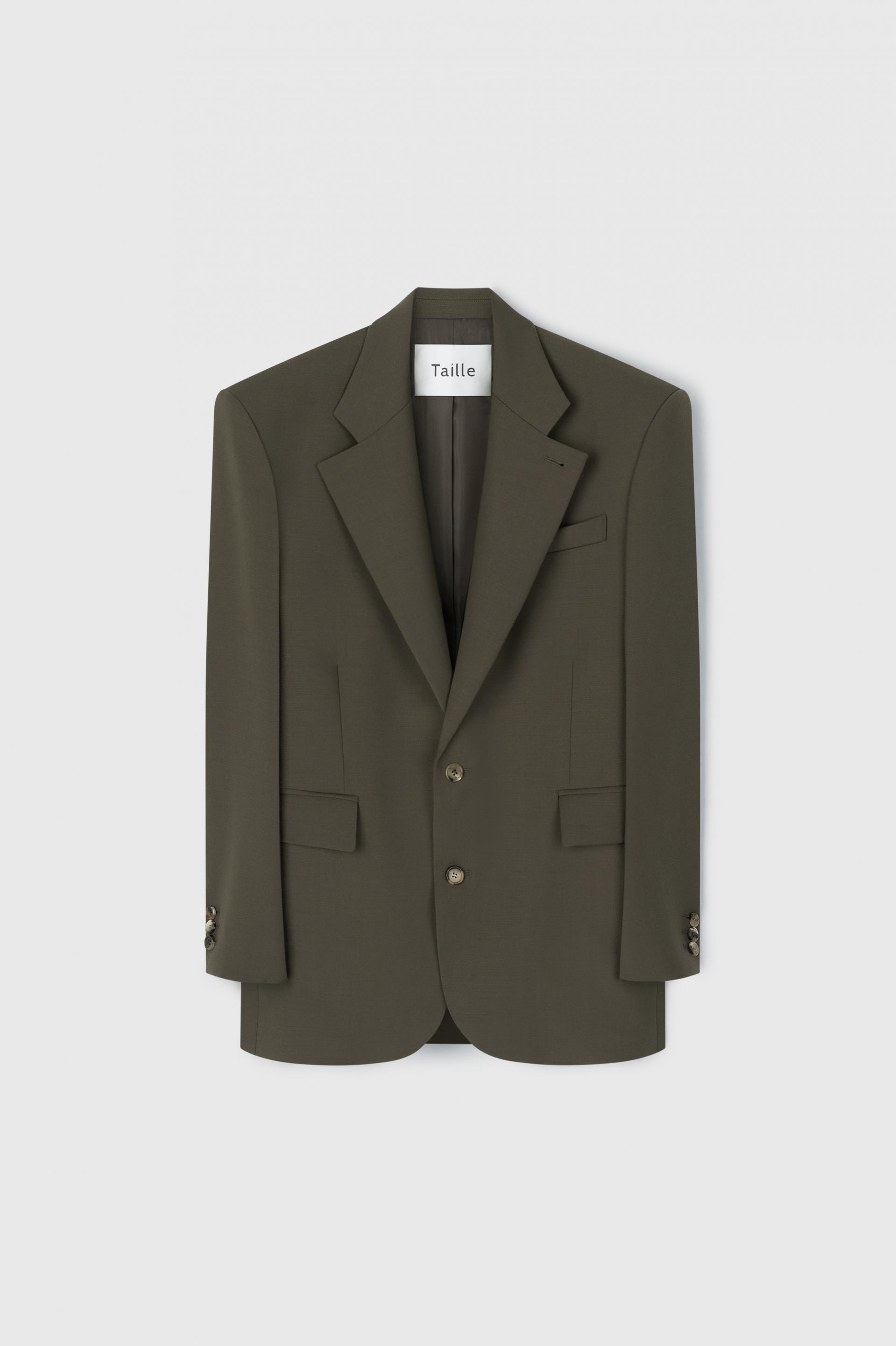 COLINE TAILORED JACKET DARK CEDAR