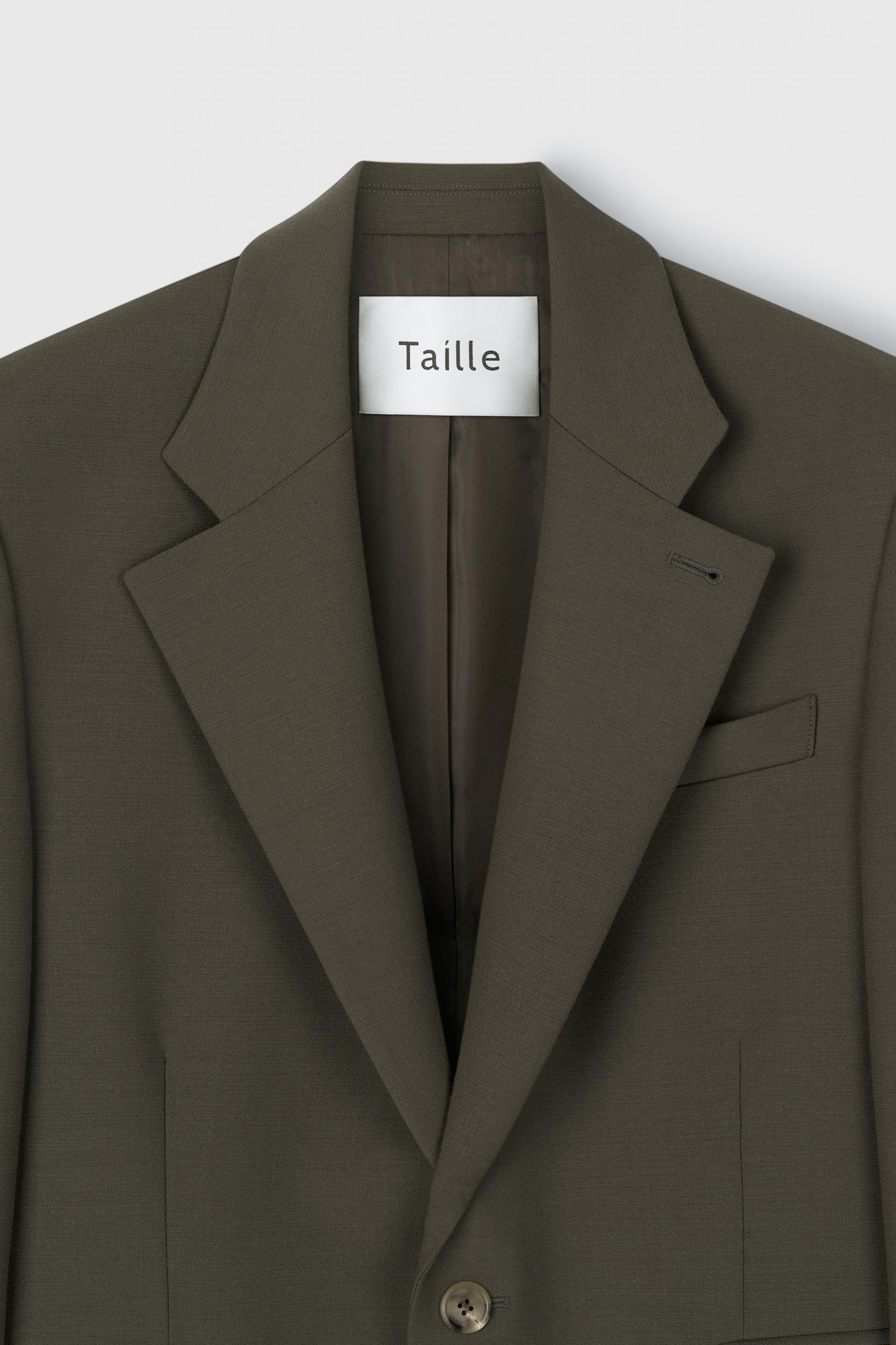 COLINE TAILORED JACKET DARK CEDAR