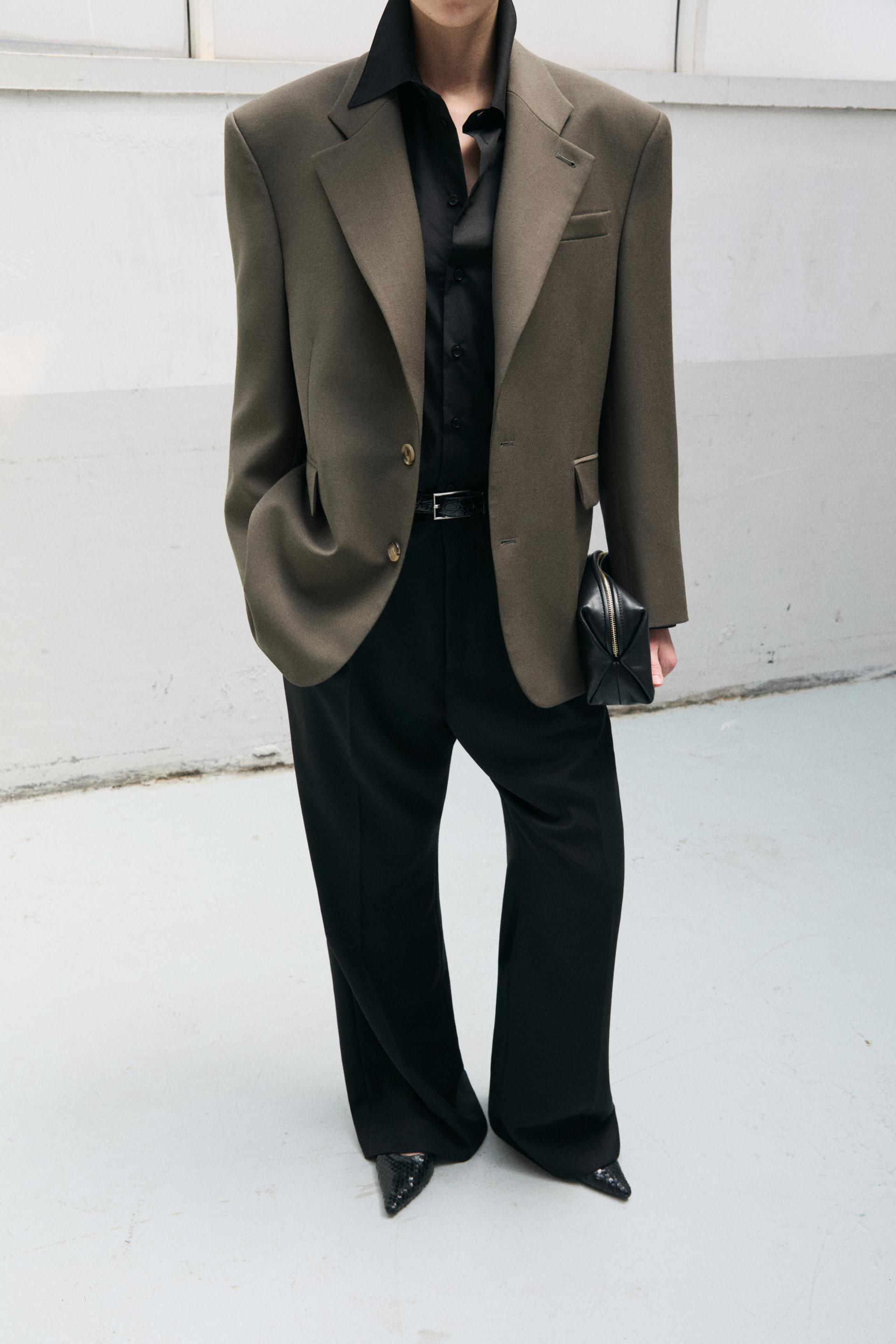 COLINE TAILORED JACKET DARK CEDAR