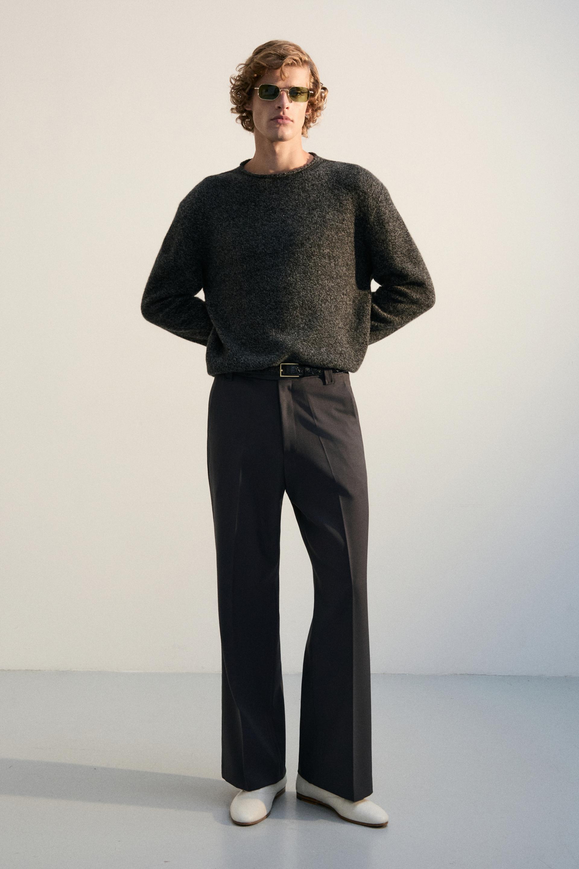 AGNES ROLLNECK KNIT SWEATER SALT AND PEPPER