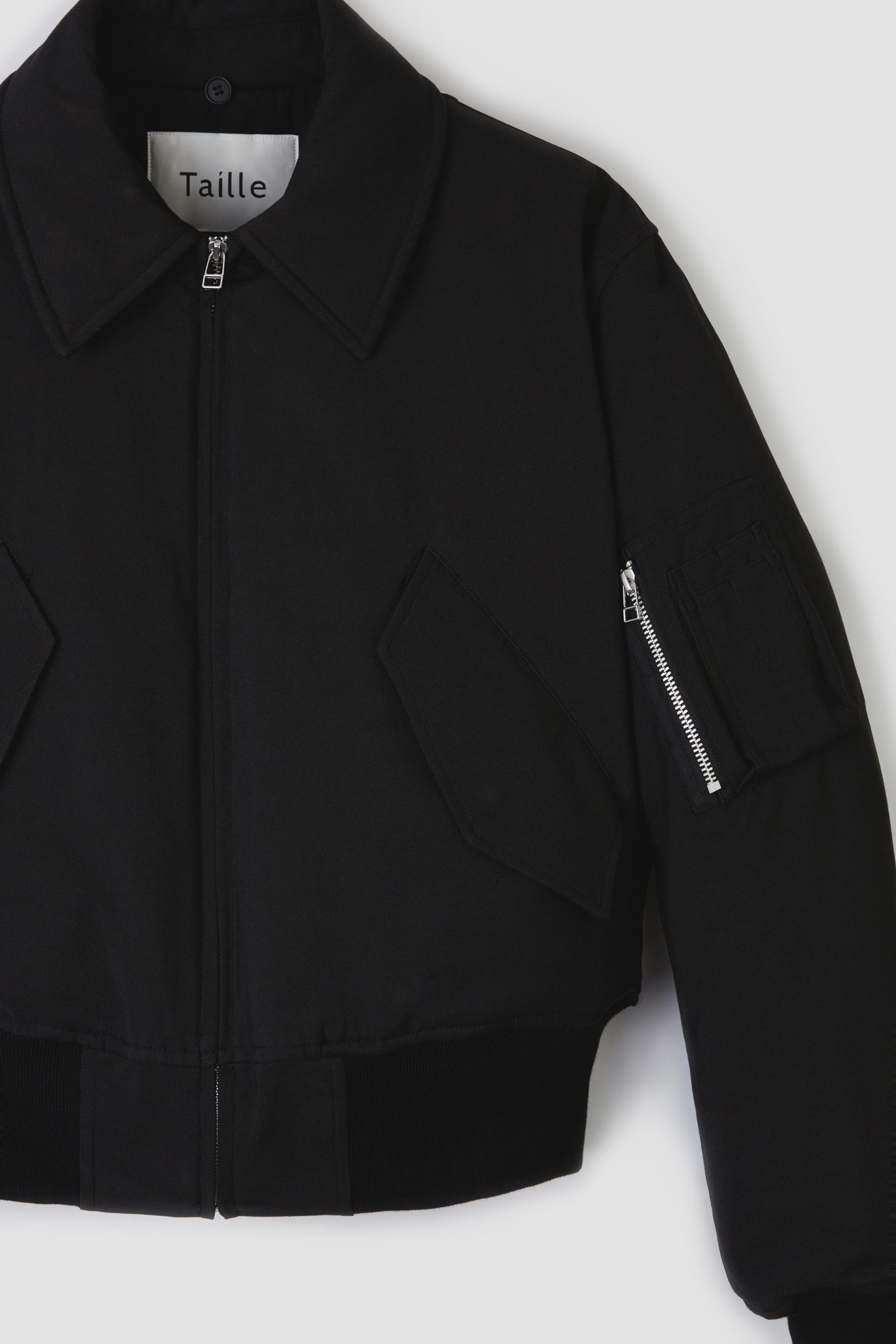 MUSINSA公式 | TAILLE ENVOY SHEARING SHORT PARKA BLACK