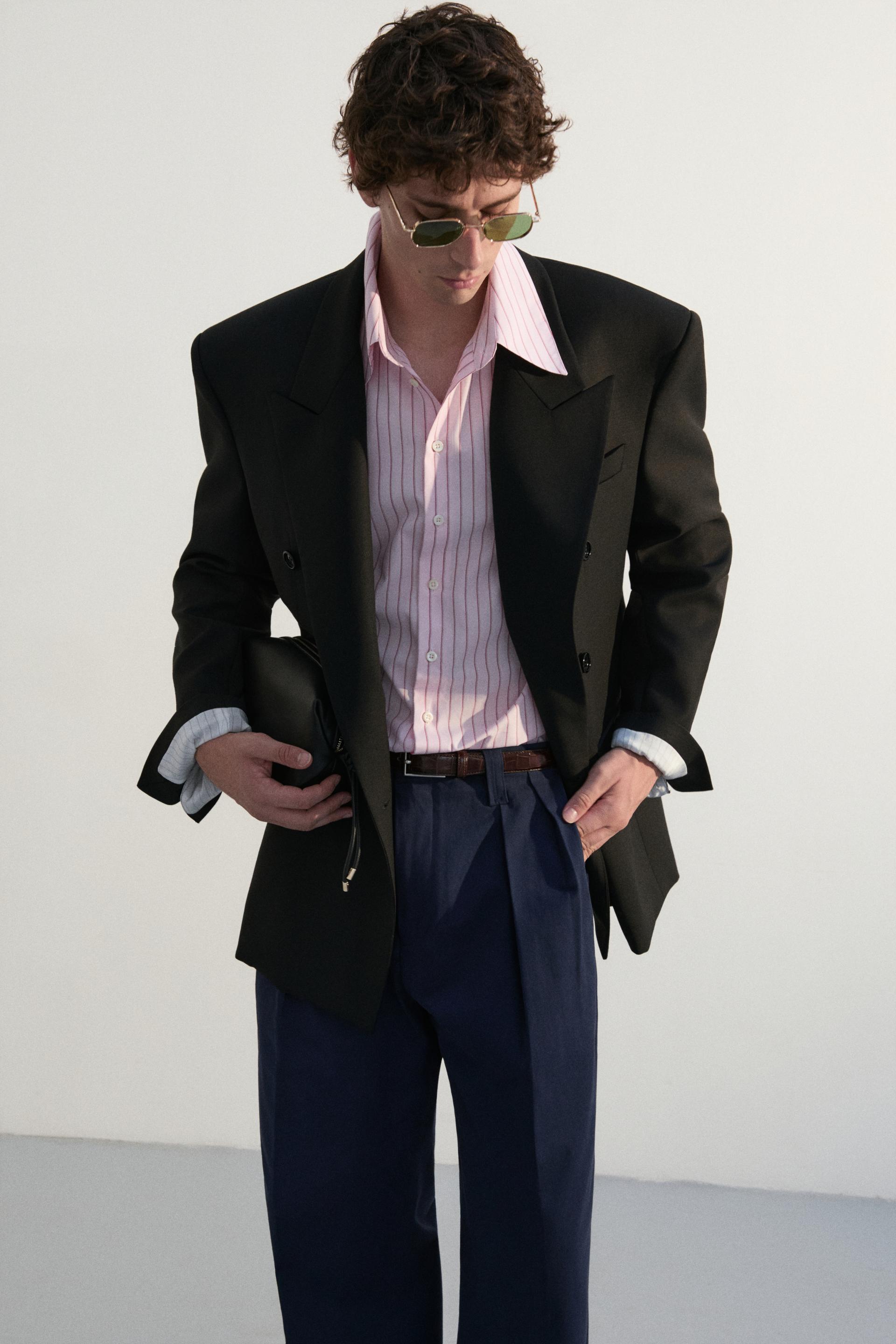 GALA TAILORED JACKET SATIN BLACK