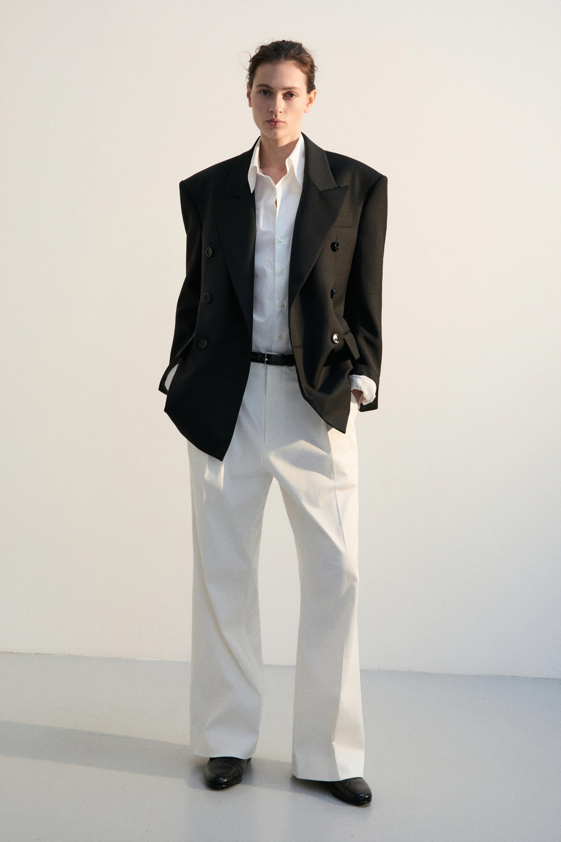 GALA TAILORED JACKET SATIN BLACK
