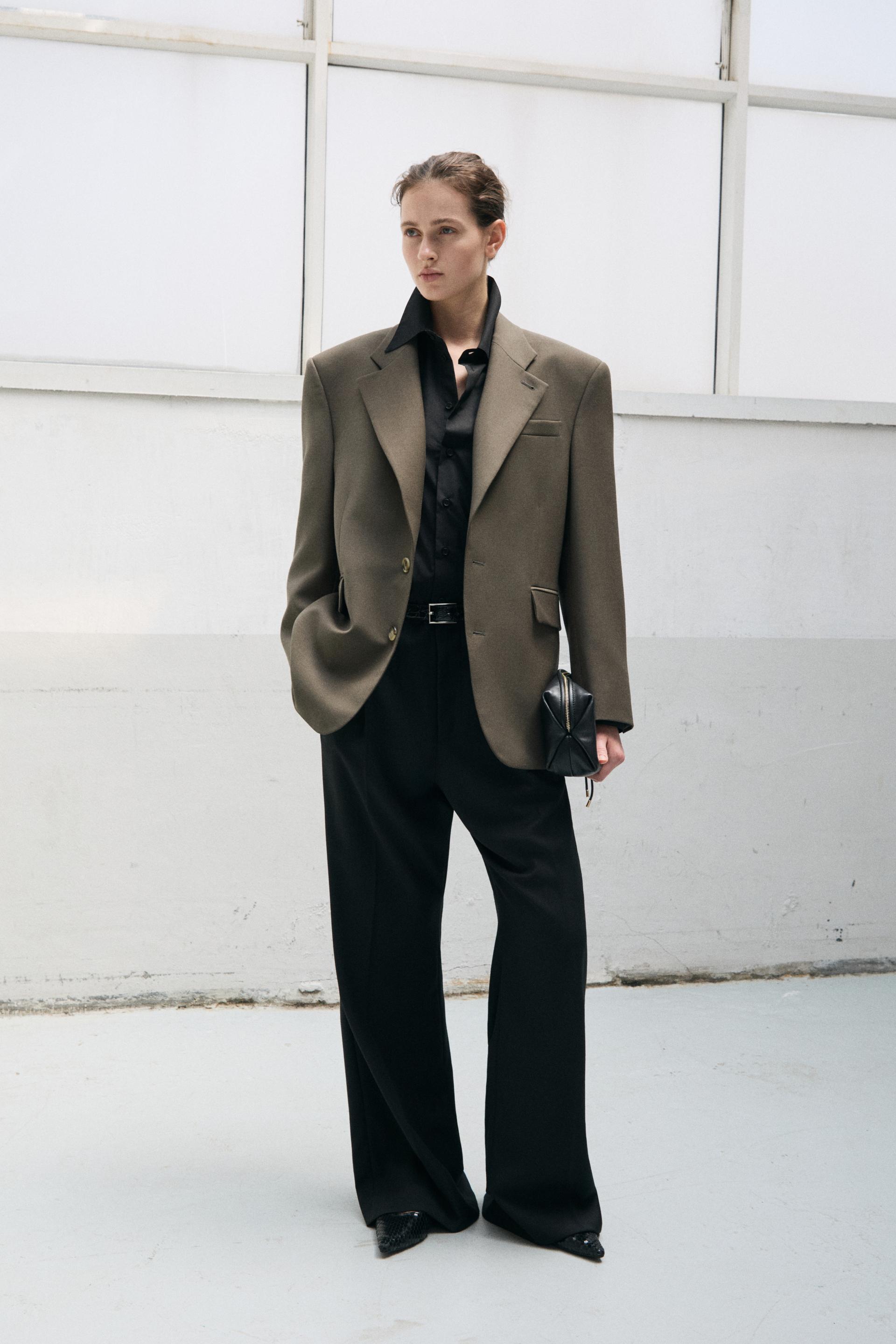 COLINE TAILORED JACKET DARK CEDAR