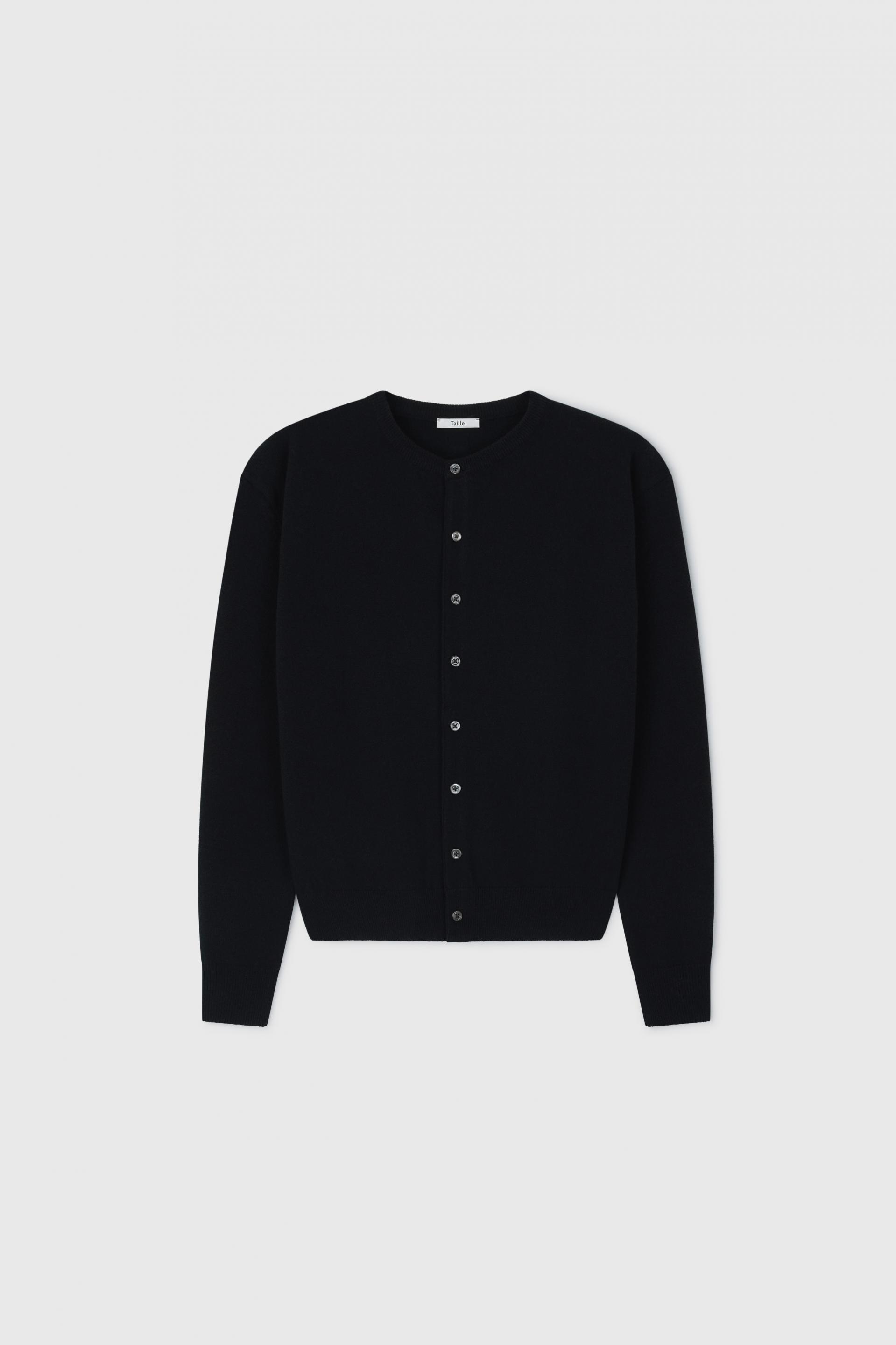MERINO CLASSIC CARDIGAN BLACK