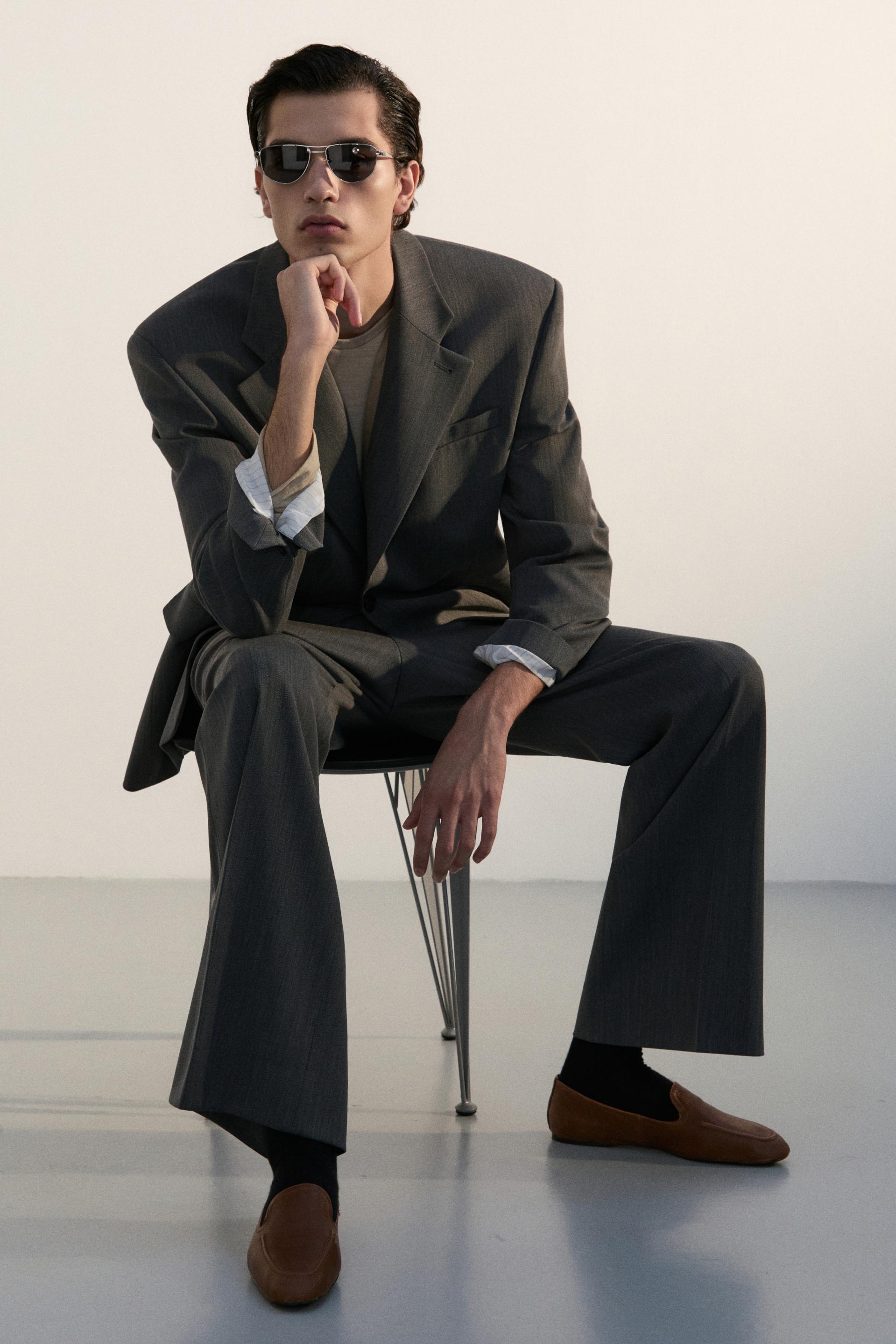 COLINE TAILORED JACKET CONCRETE