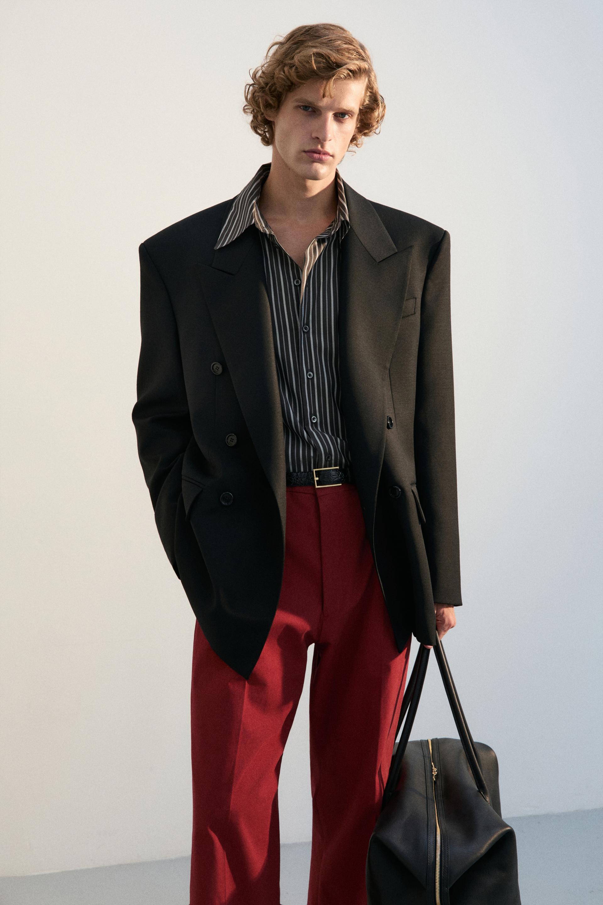 PASCAL STRIPE BOY SHIRT GLITCH BLACK