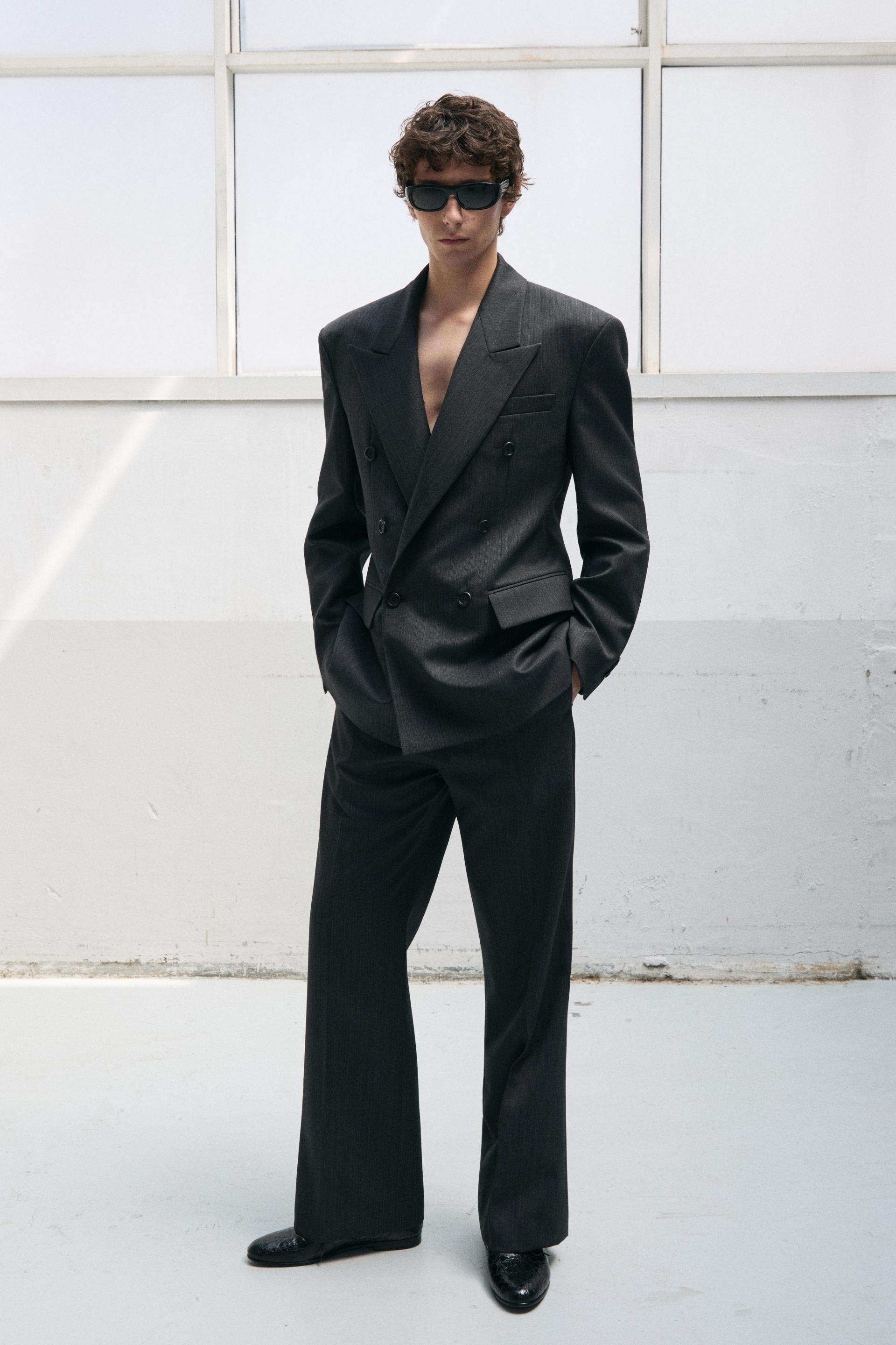 GALA TAILORED JACKET CAMPTON GREY STRIPE