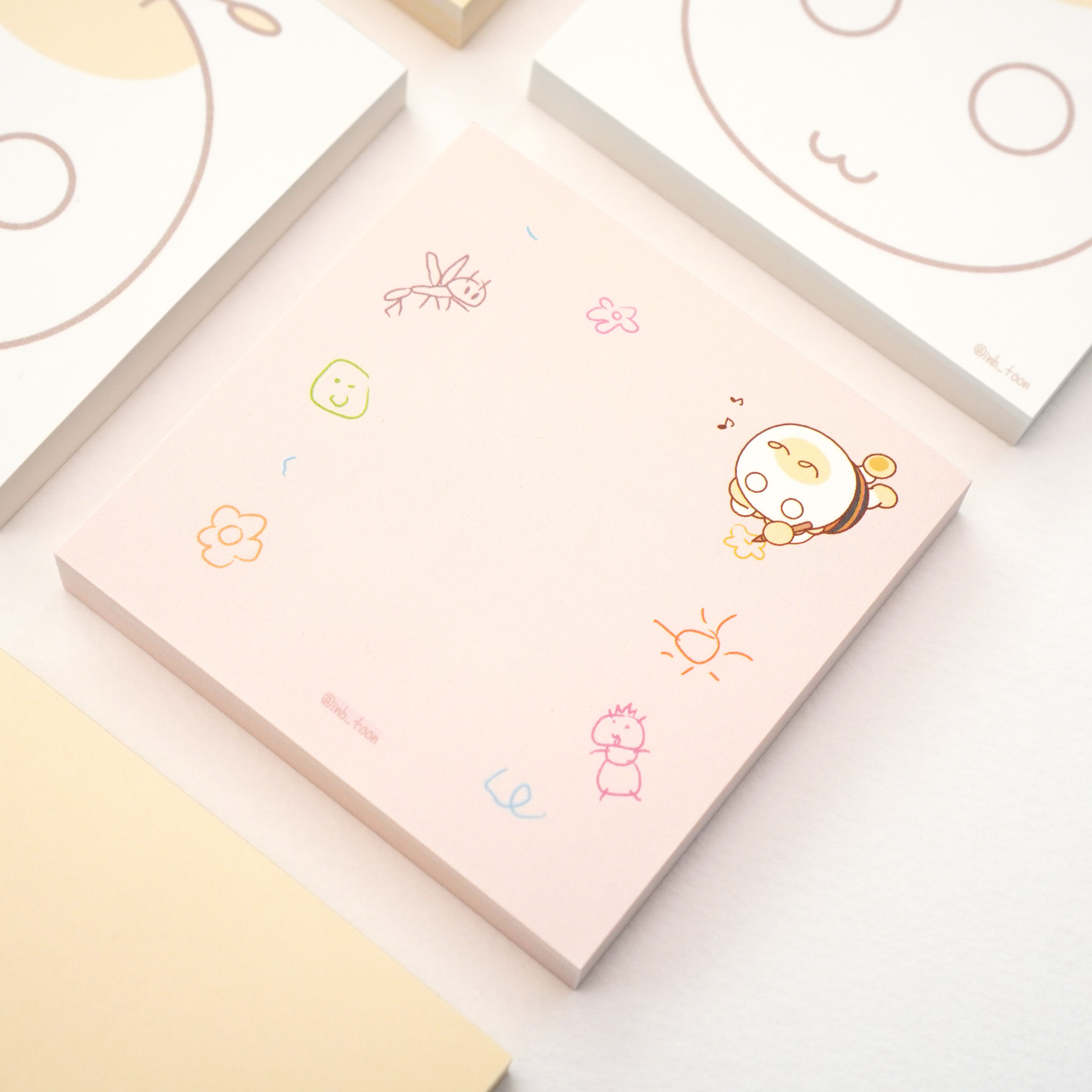 Memo Pad 비점착 메모지 | 꿀버리들 (100장)