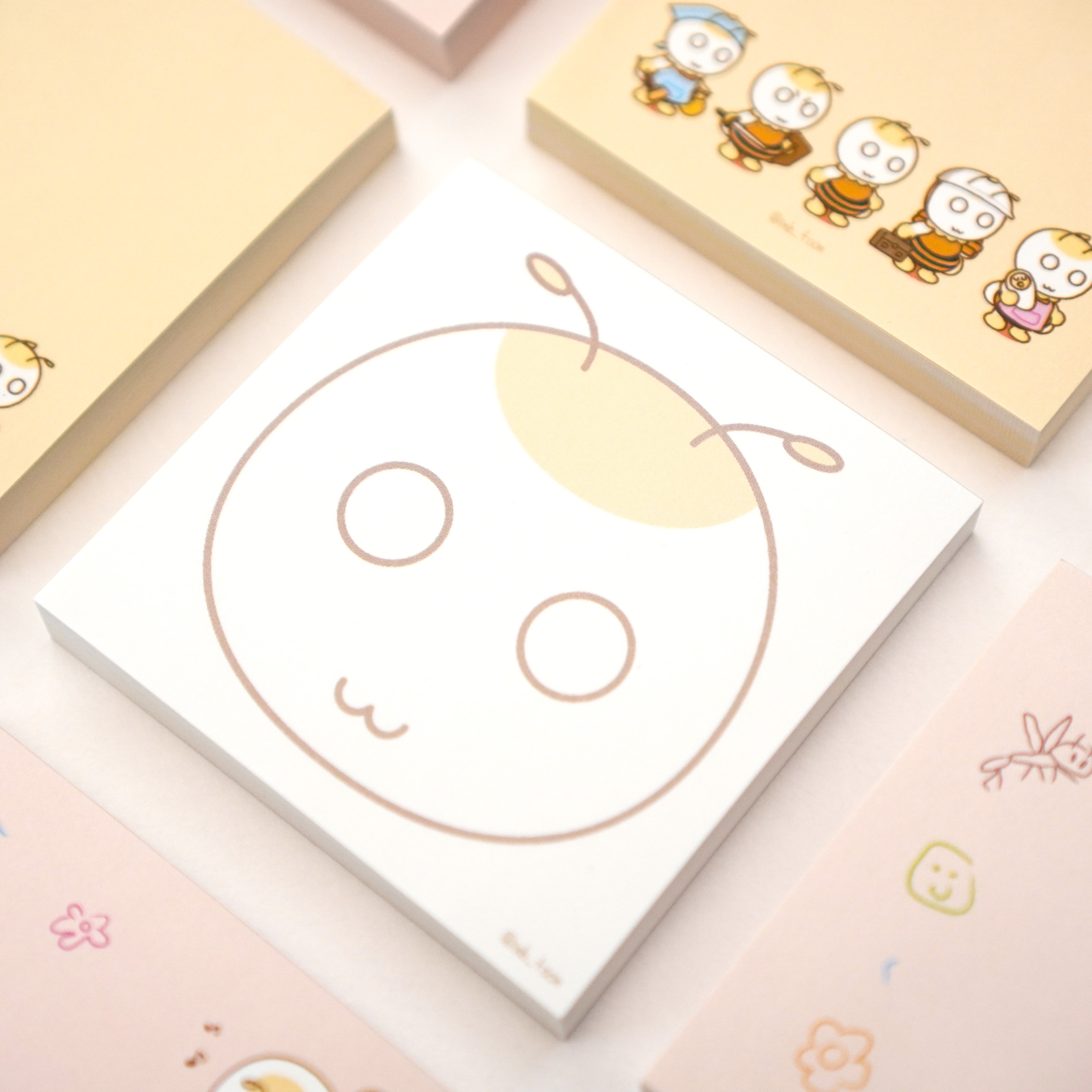 Memo Pad 비점착 메모지 | 꿀버리들 (100장)