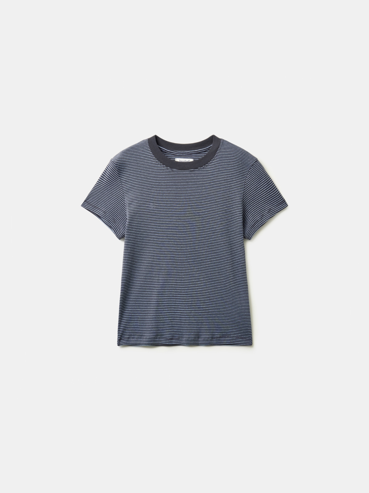 Classic Stripe Tee (Charcoal)