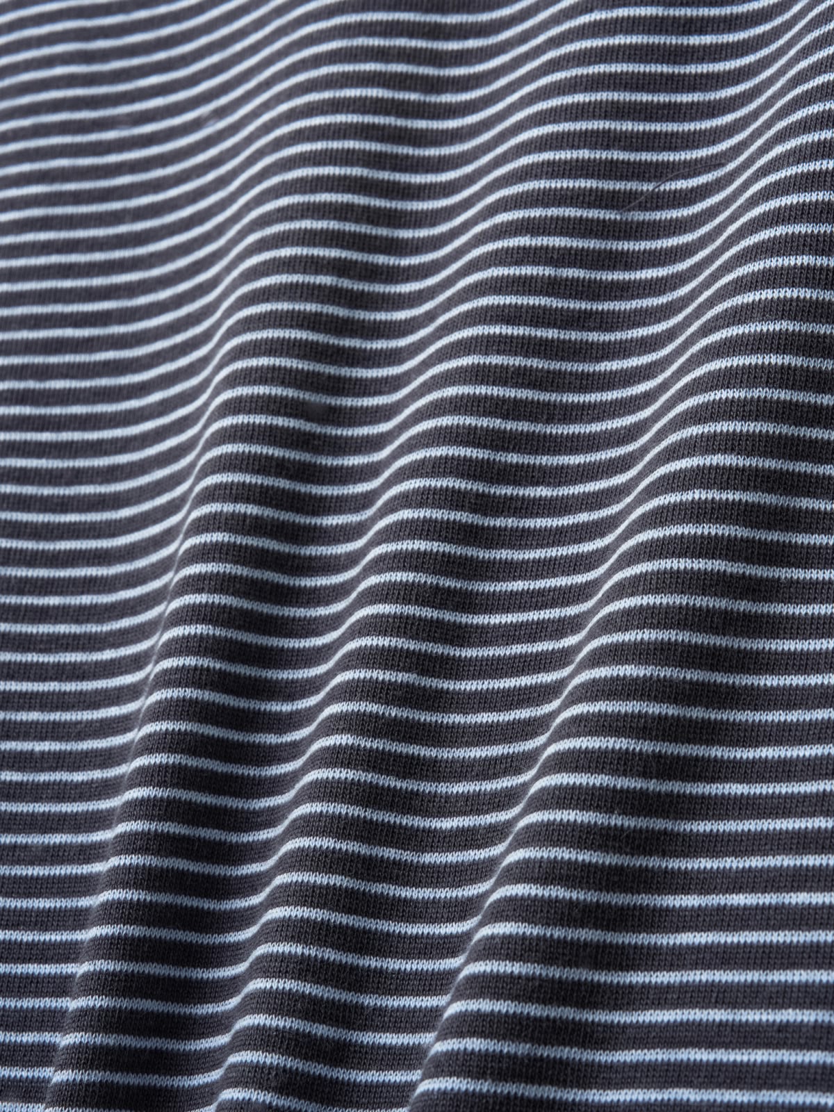 Classic Stripe Tee (Charcoal)