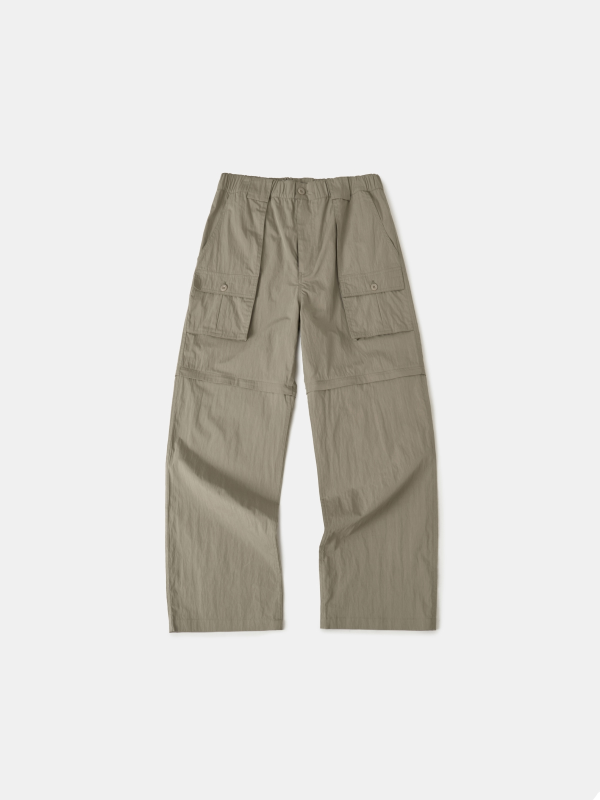 (Set) Collar Check Shirts & 2way Cargo Pants