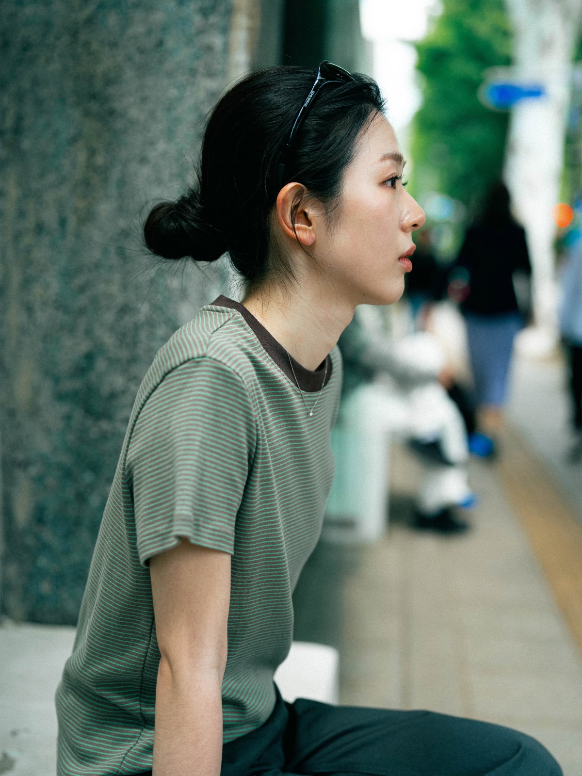 Classic Stripe Tee (Brown) 복제