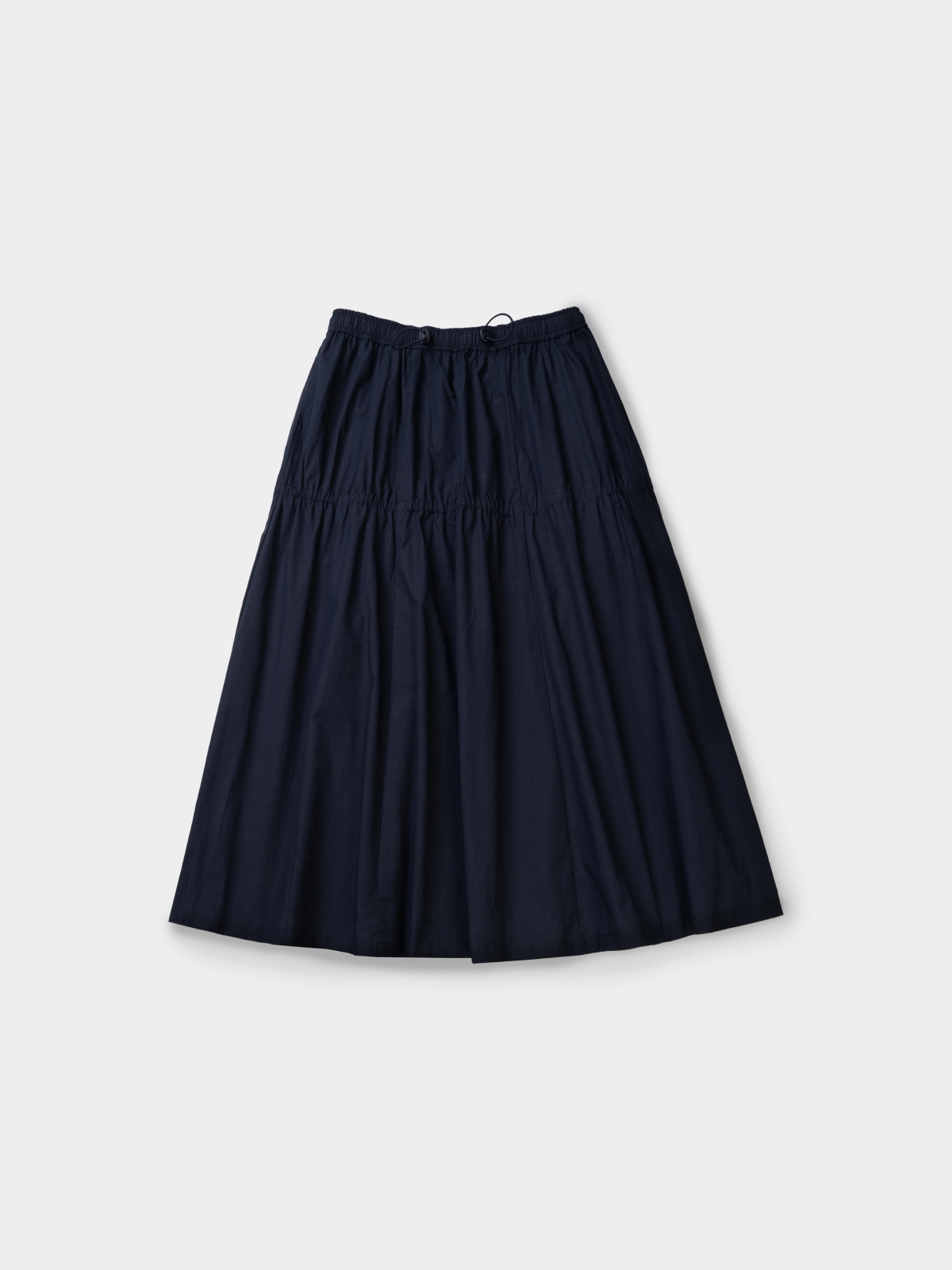 Light String Tiered Skirt (Navy)