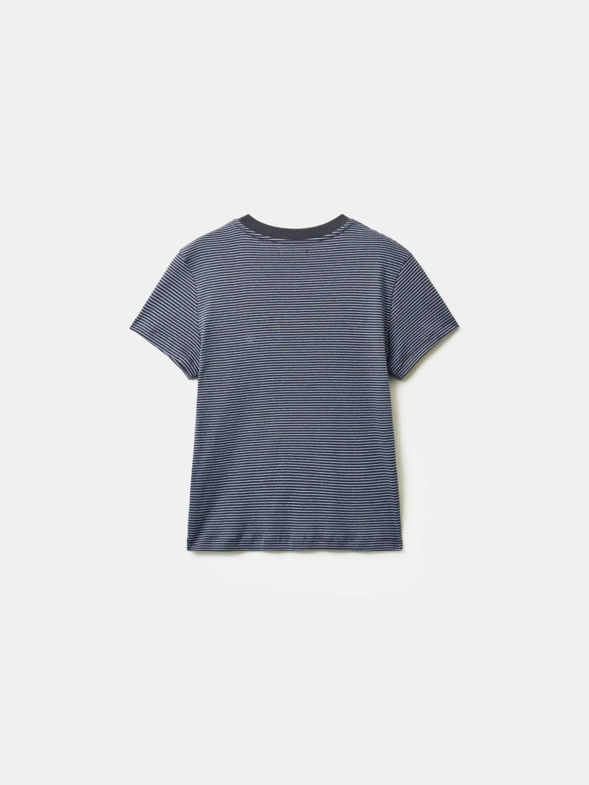 Classic Stripe Tee (Charcoal)