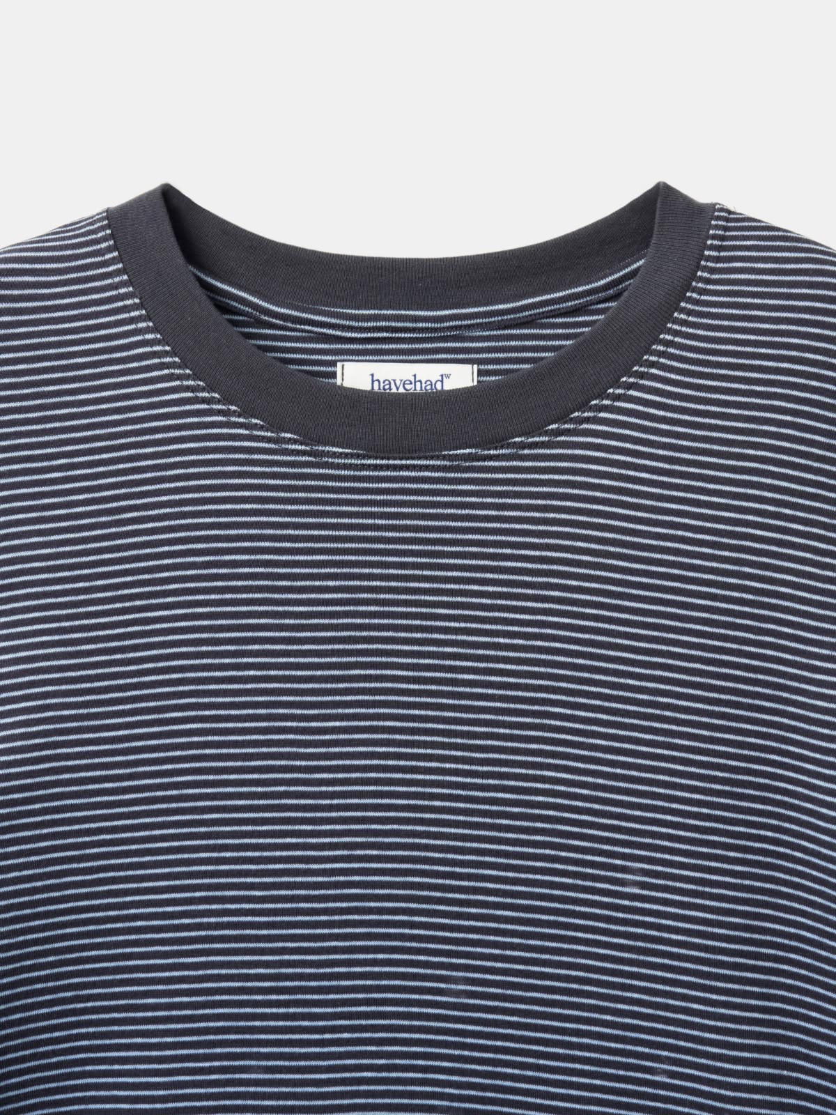 Classic Stripe Tee (Charcoal)