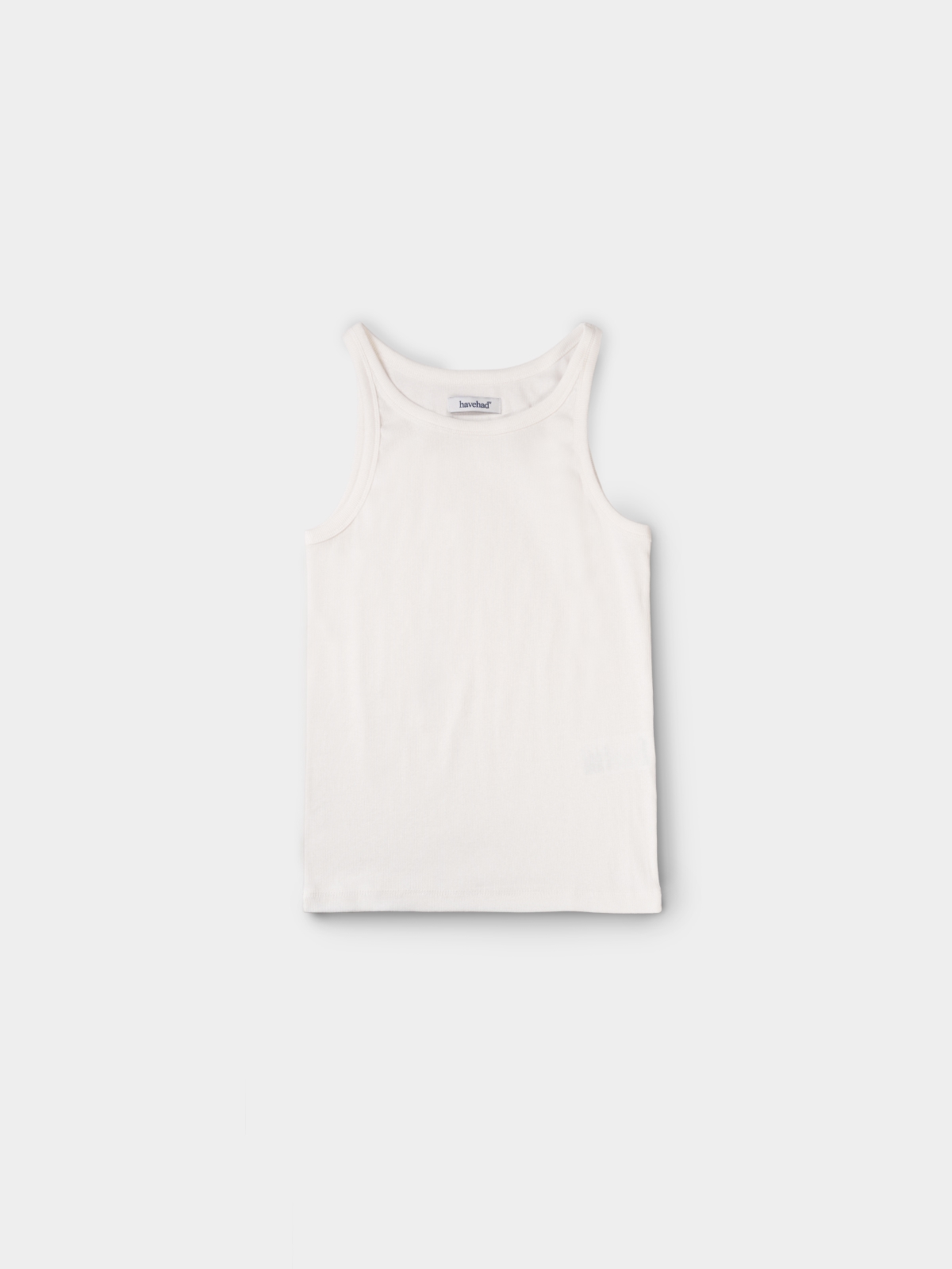 U-neck Sleeveless Top (White)