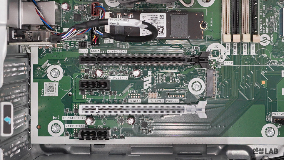 HP EliteDesk 8 G1i 데스크탑 컴퓨터 내부 PCIe 구성