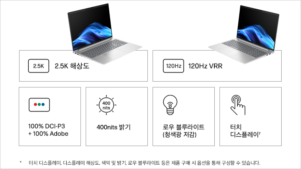 HP ProBook 4 G1i 노트북 디스플레이 스펙