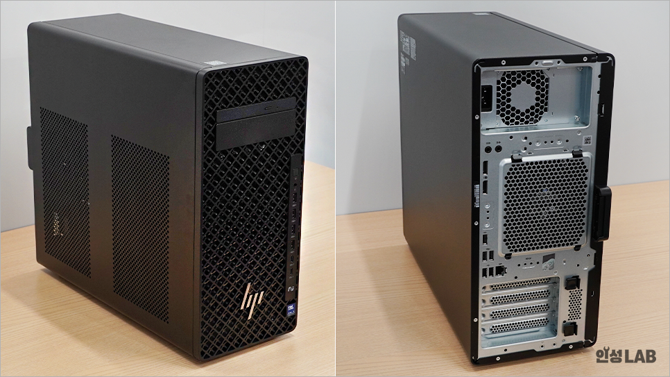 HP Z2 G1i 워크스테이션 앞, 뒤