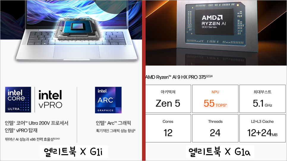CPU 비교