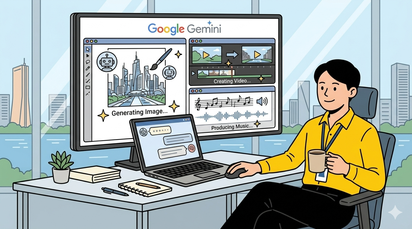 구글 제미나이만 있으면 기획_이미지_영상_음악 제작까지 한번에 가능