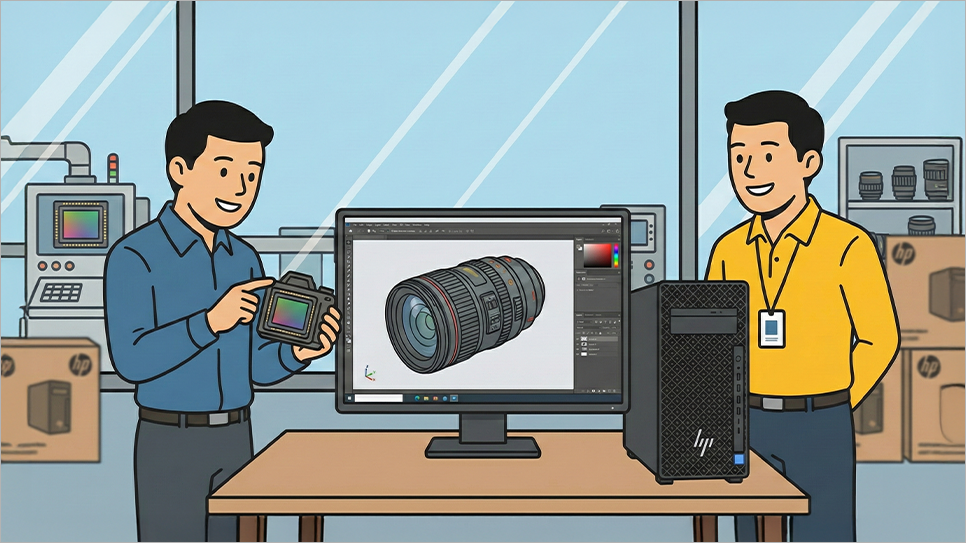 HP Z2 G1i 워크스테이션 카메라 제조 기업 설치 및 납품