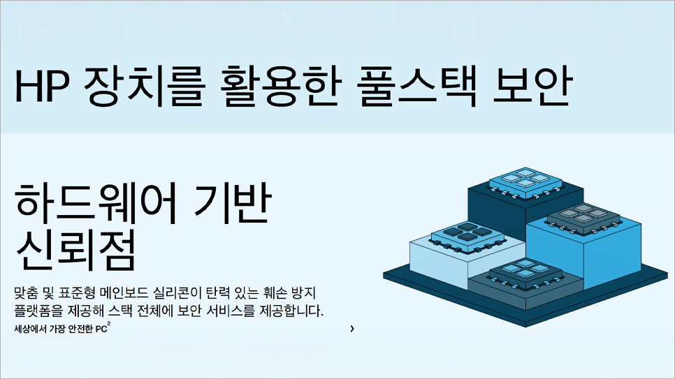 HP 울프 시큐리티의 풀스택 보안 소개 이미지