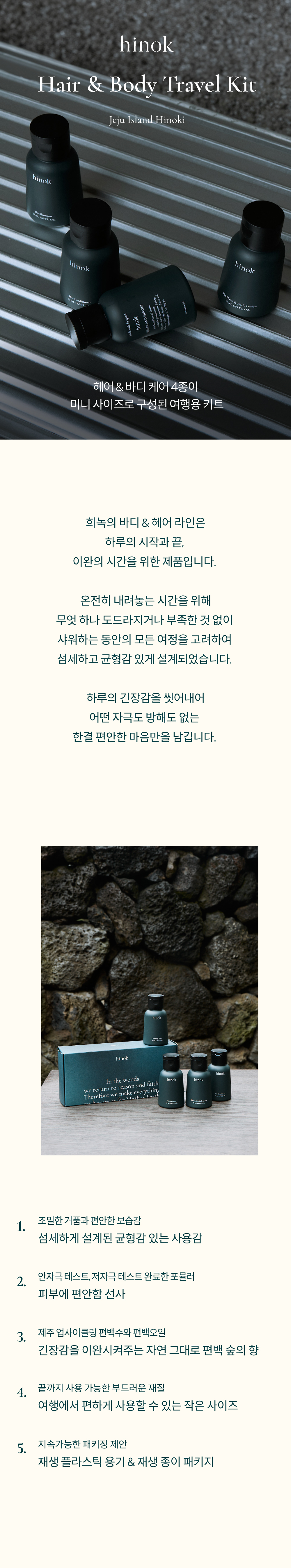 [희녹] Hair&Body Travel Kit