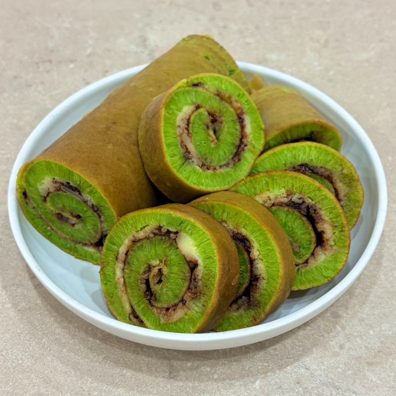 Martabak Manis Gulung Pandan Almond 900g