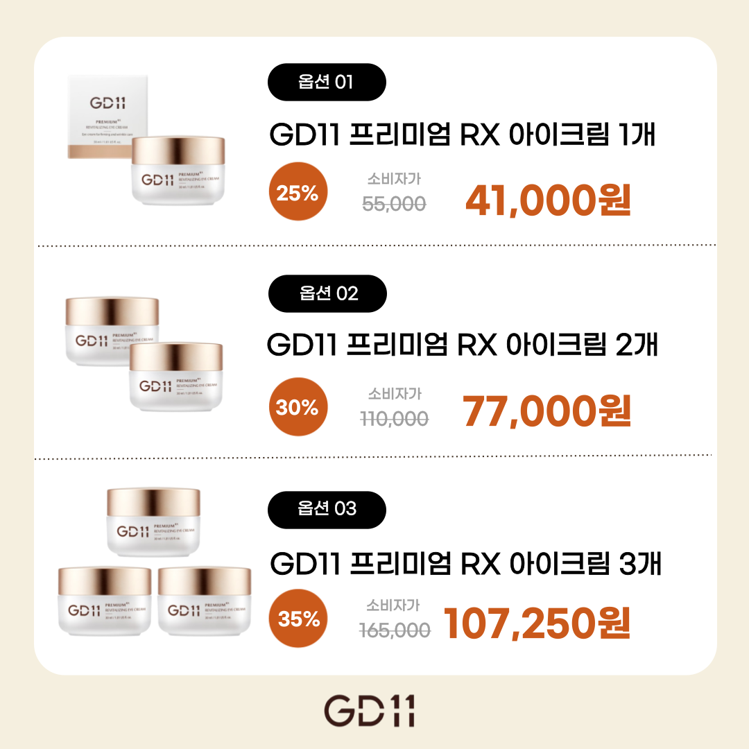 GD11프리미엄RX리바이탈아이크림