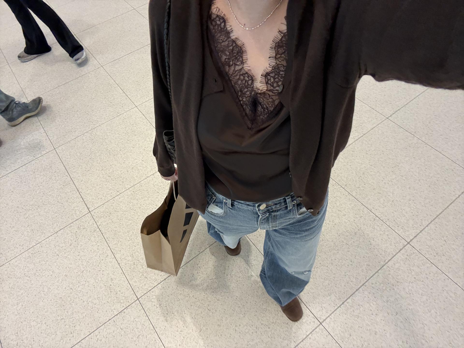 레이스슬립가디건(3일공구가)