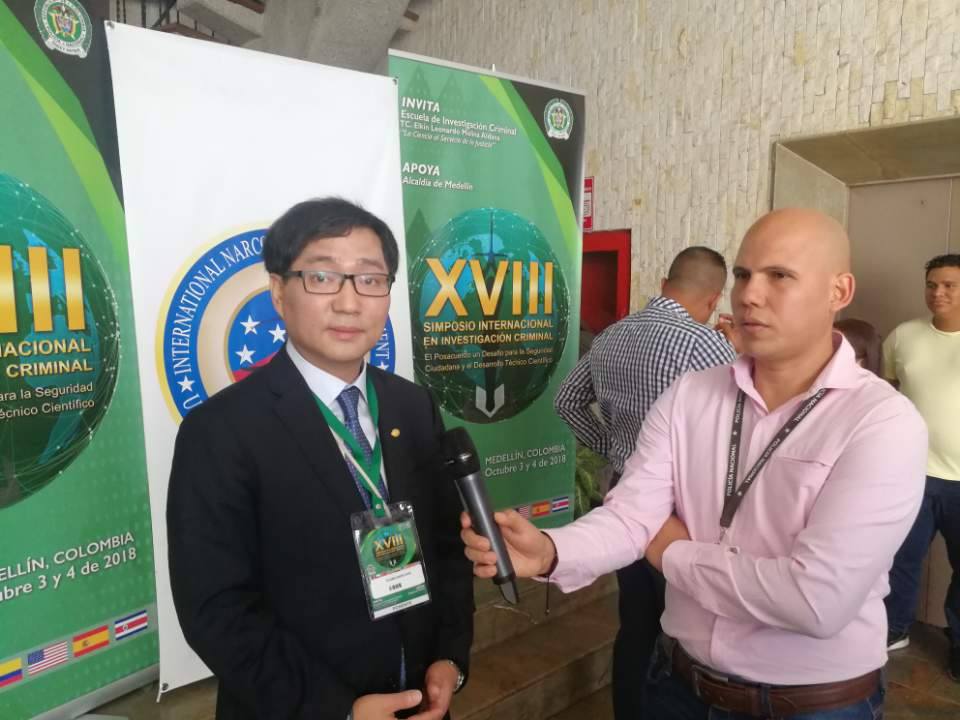 TV Interview at the XVIII International Criminal Investigation Symposium :  news&event
